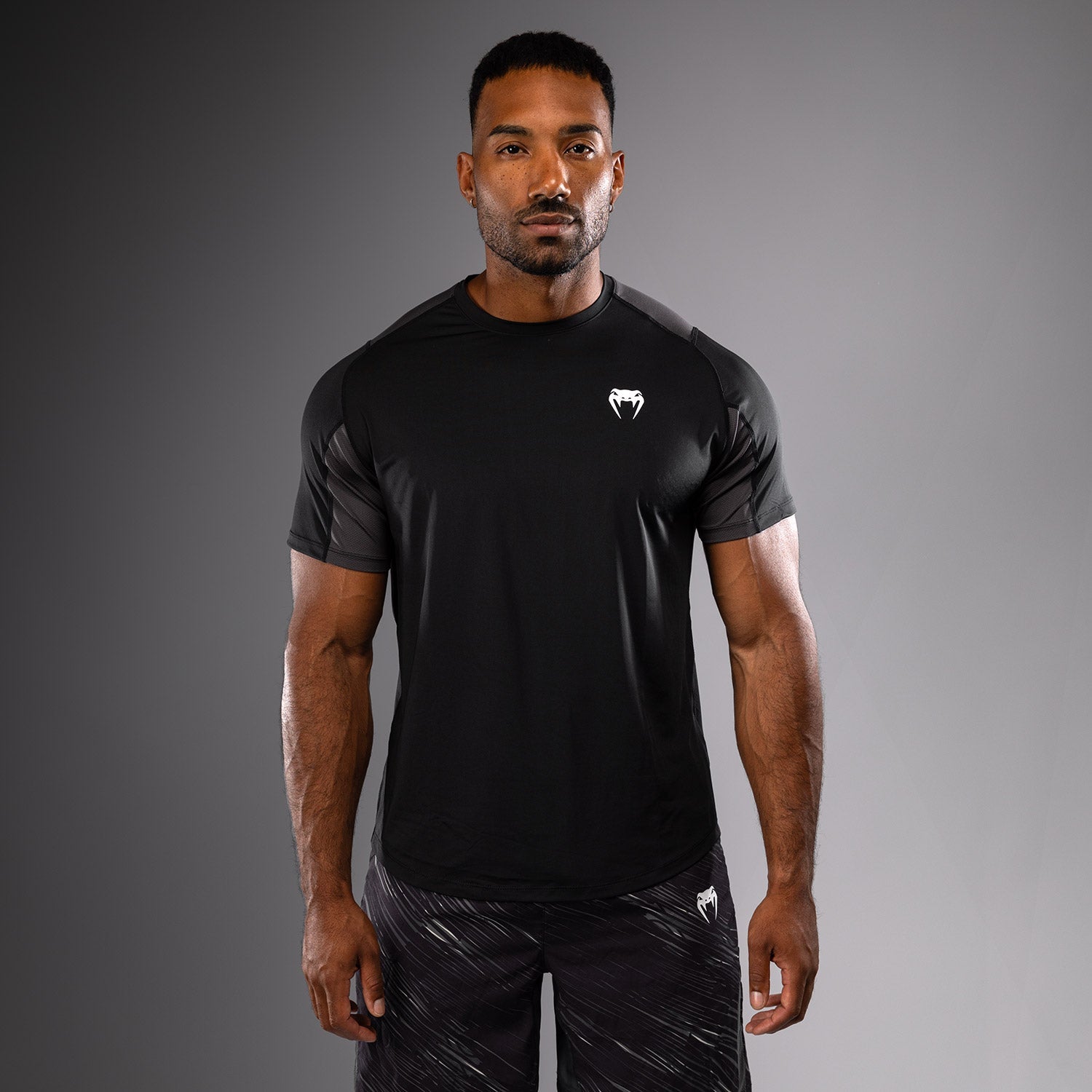T-shirt Dry-Tech Venum Rapid - Noir/Gris Orage