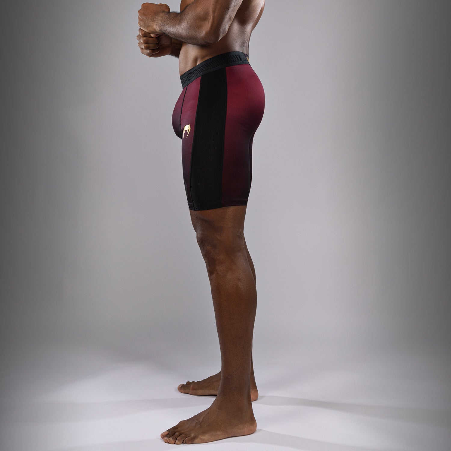 Short de compression Venum Tactical XT- Noir/Bordeaux/Or