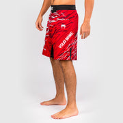 Shorts de Combat pour Hommes UFC Fusion by Venum Personnalisé Authentic Fight Night - Coupe Longue - Rouge