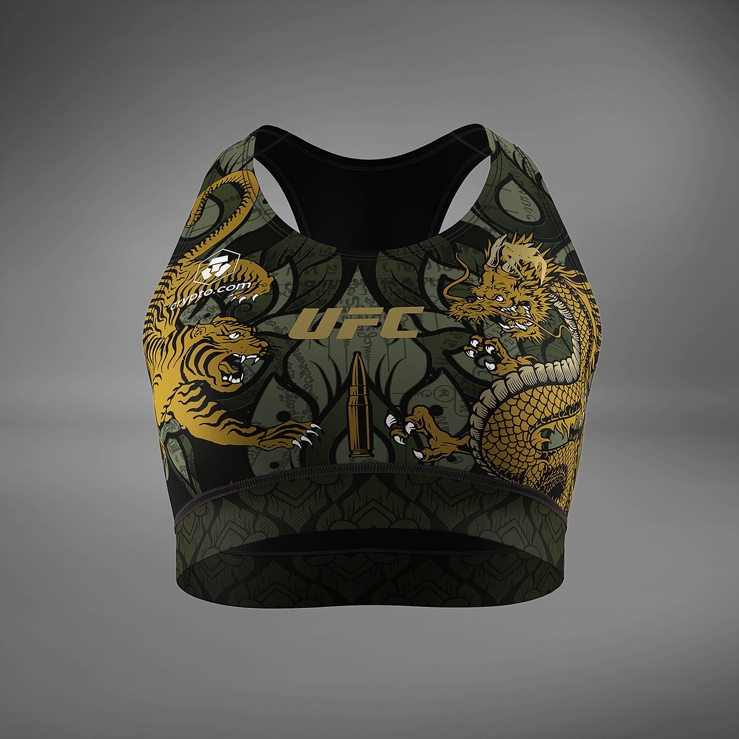 Brassière de Sport pour Femmes UFC Unrivaled by Venum Valentina Shevchenko - Vert