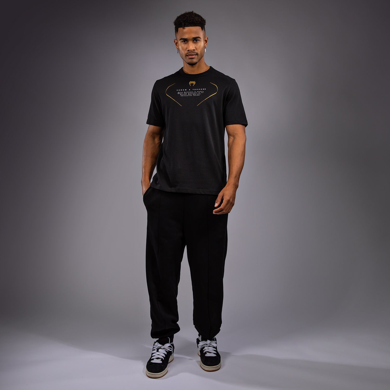 T-Shirt Venum x TEKKEN 8 - Marshall Law - Noir/Rouge/Or