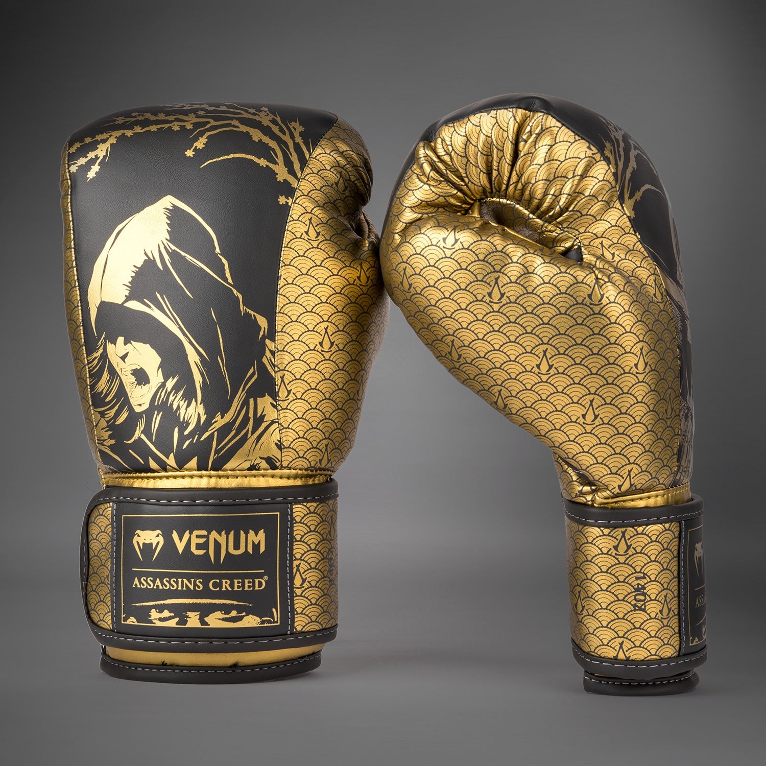 Gants de boxe Venum x Assassin's Creed Shadows - Noir/Or