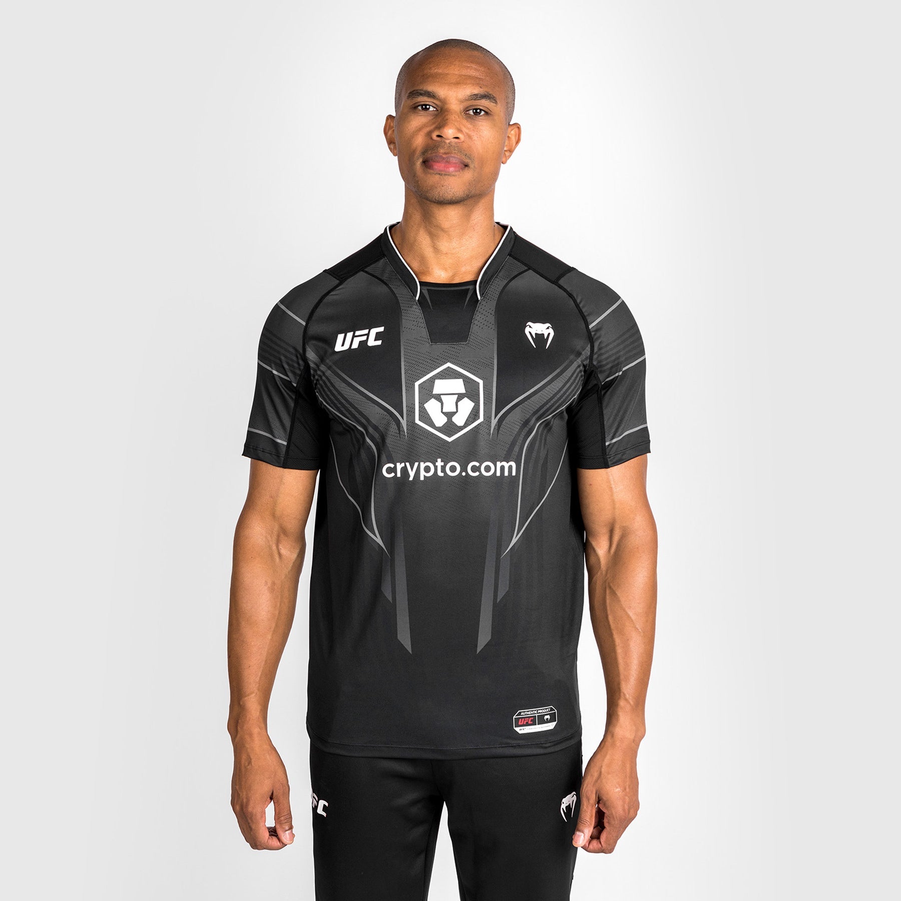 T-Shirt Technique Homme Personnalisé UFC Venum Authentic Fight Night 2.0 - Noir