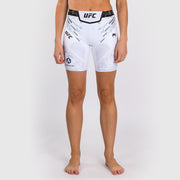 Short de compression Long Fit pour Femmes UFC Adrenaline by Venum Authentic Fight Night - White