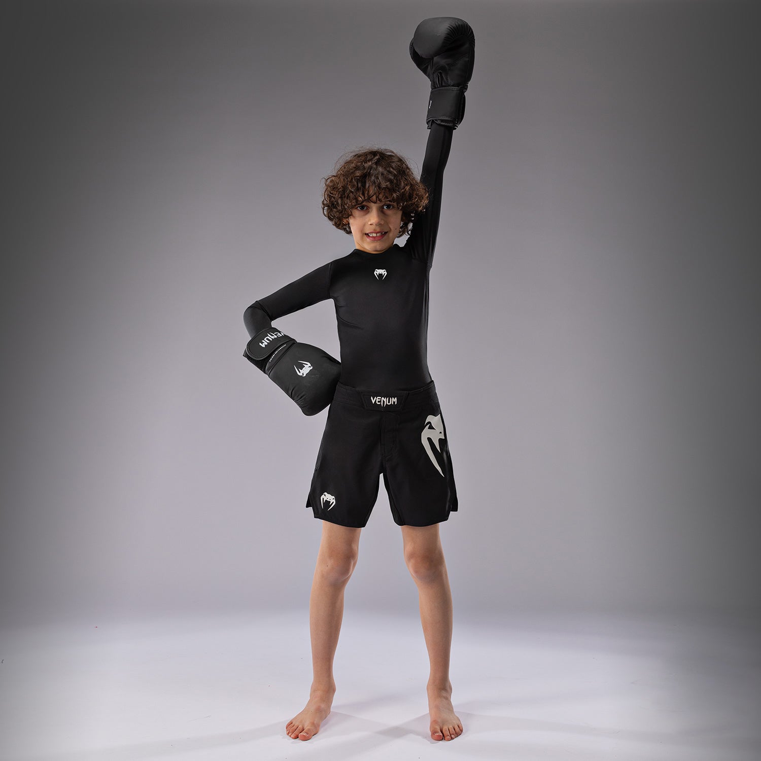 Short de combat pour Enfants Venum Light - Noir