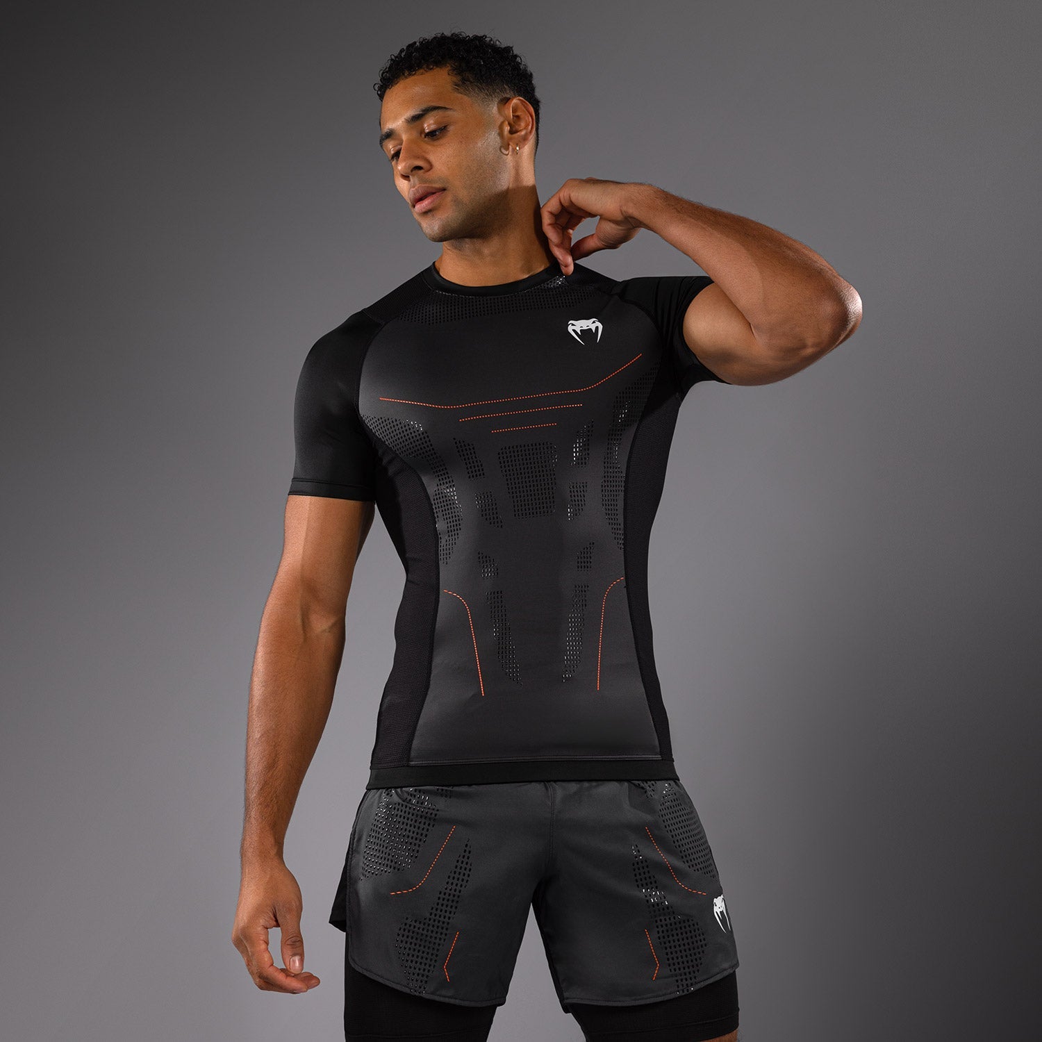 Rashguard Manches Courtes Venum Technical 3.0 - Graphite
