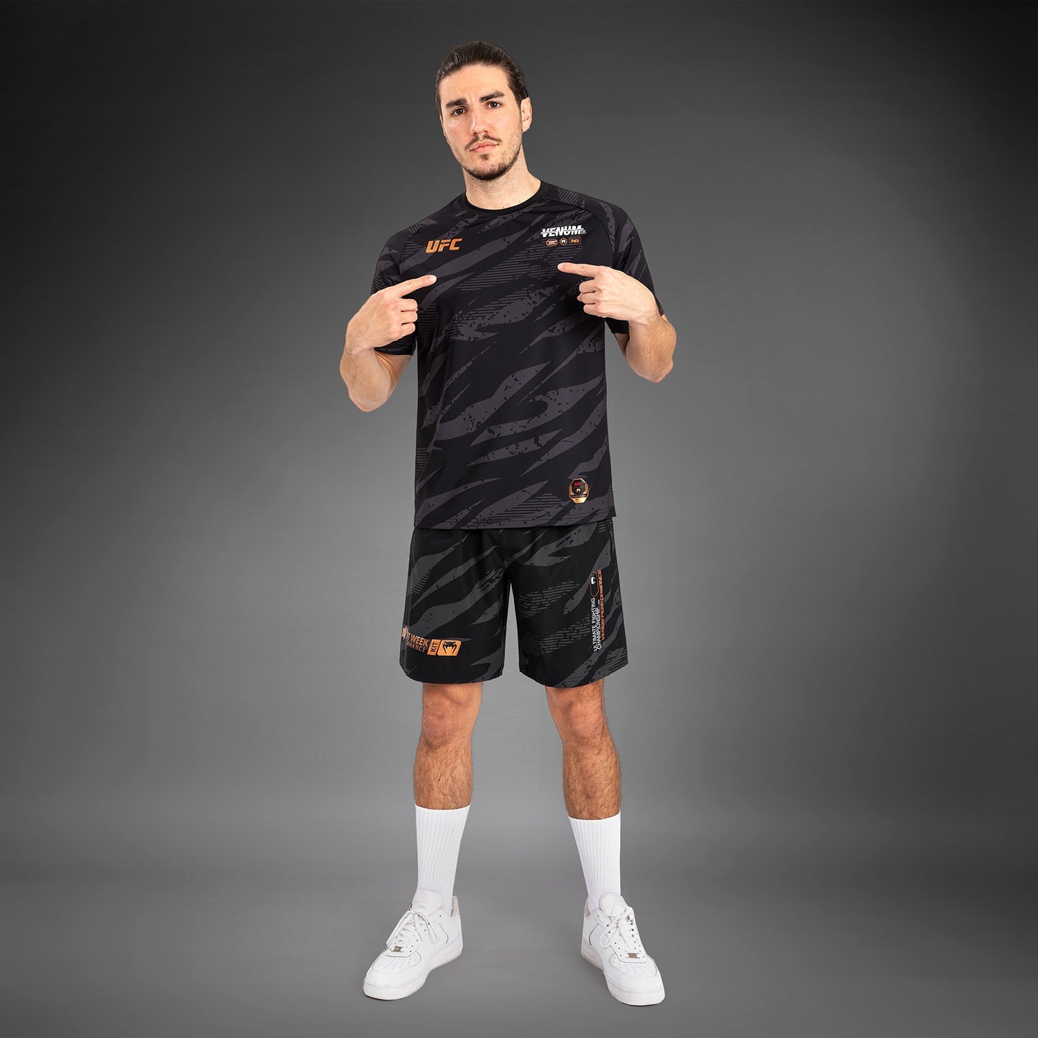 T-Shirt Dry-Tech pour Hommes UFC Adrenaline by Venum Fight Week - Urban Camo