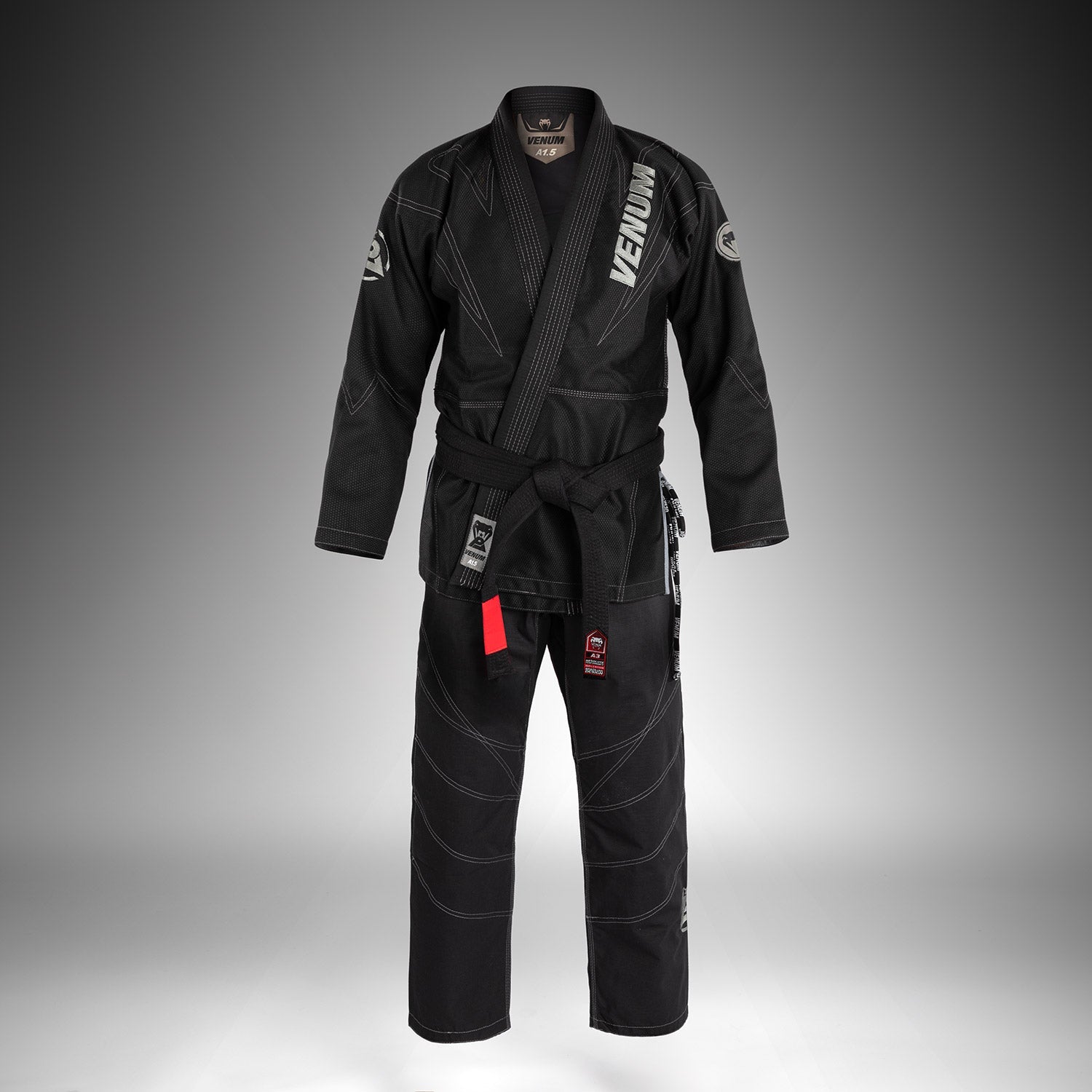 Kimono de BJJ Venum x Polaris - Noir/Gris