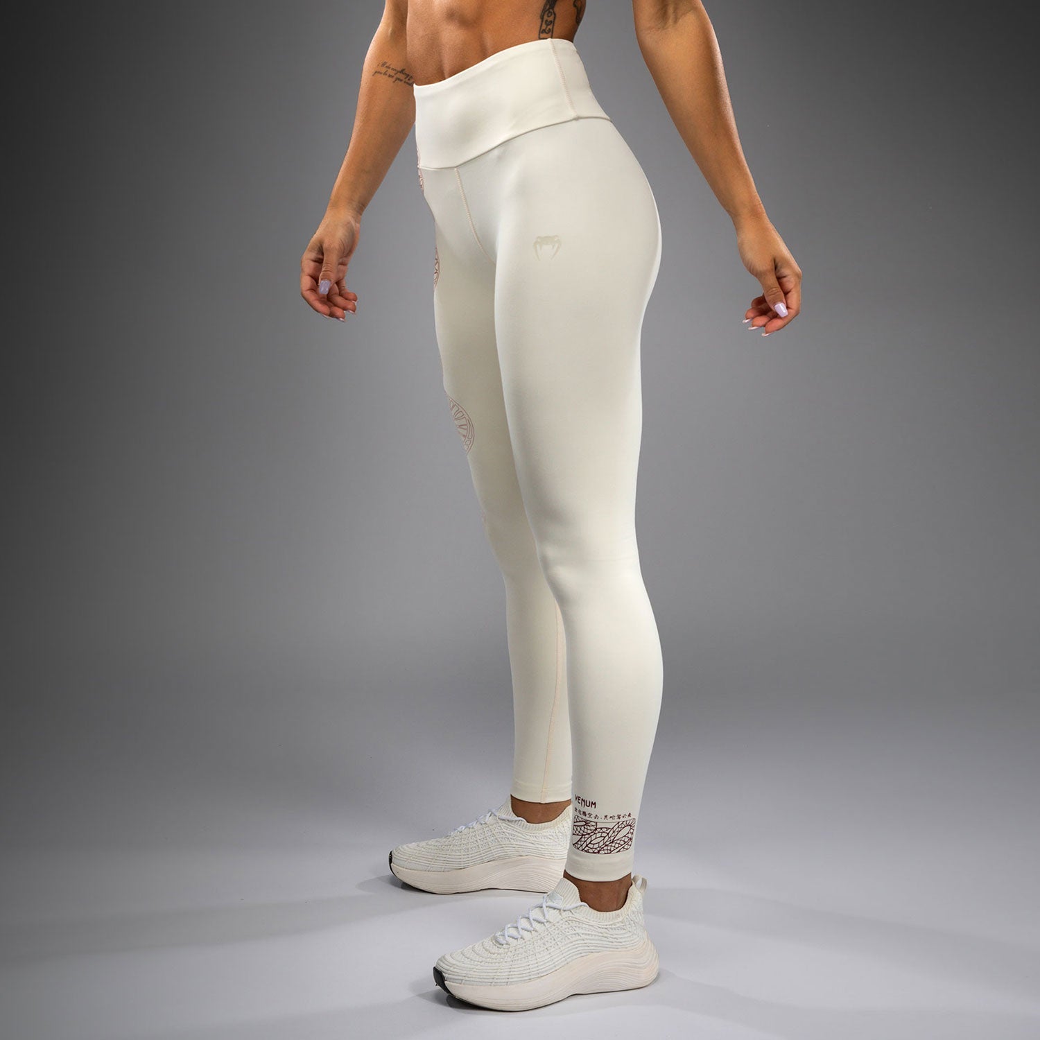 Legging Venum Serpenti – Ivoire/Bordeaux