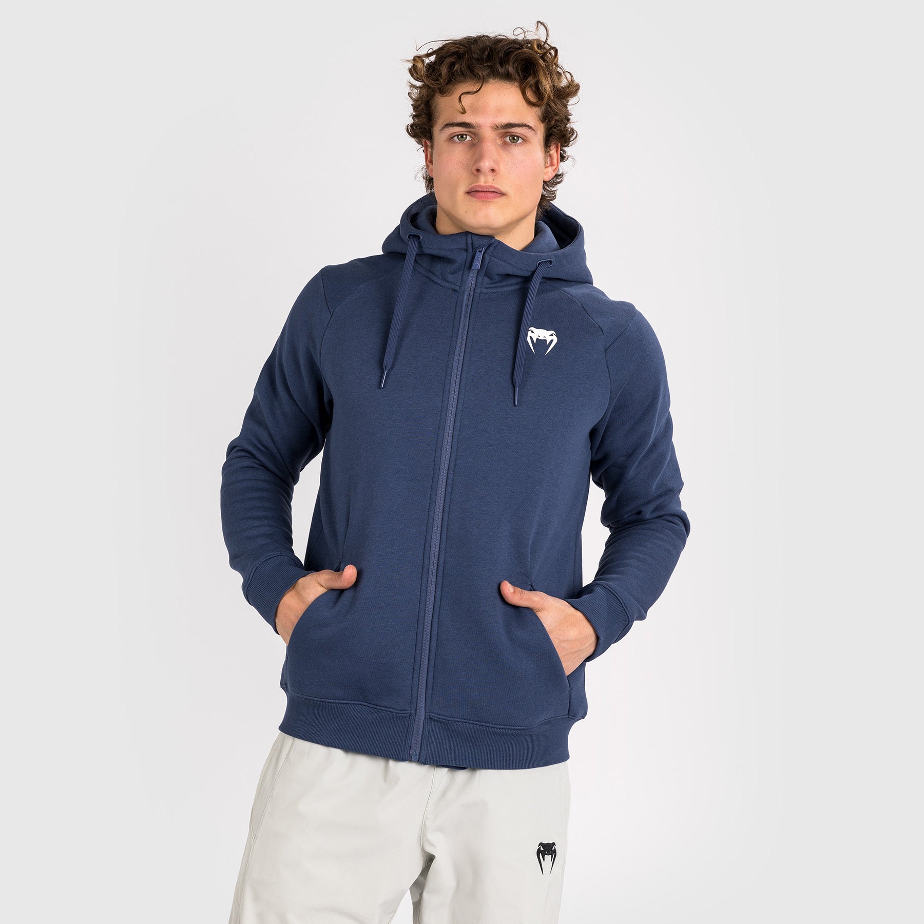 Sweatshirt Zippé à Capuche Venum Strikeland - Bleu marine