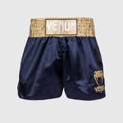 Shorts de Muay Thai Venum Classic - Bleu marine/Or