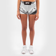 Short de compression pour Femmes UFC Venum Authentic Fight Night - Coupe Courte - Blanc