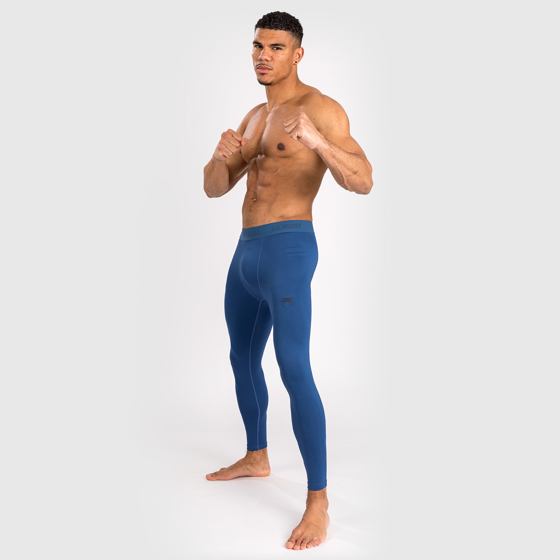 Pantalon de compression pour hommes Venum Contender - Bleu