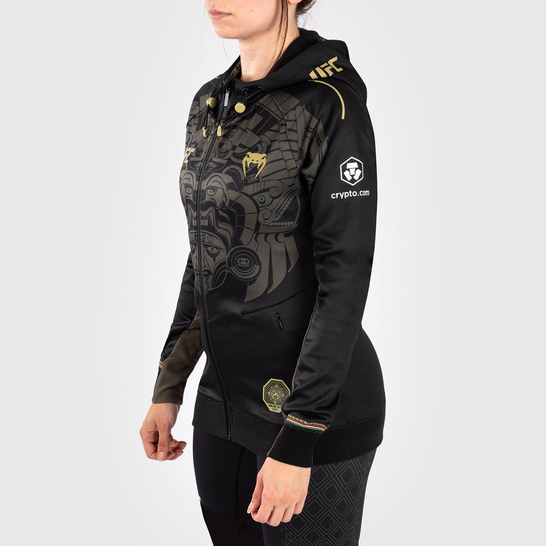 Noche UFC by Venum Authentic Fight Night Sweat à capuche pour femme - Noir