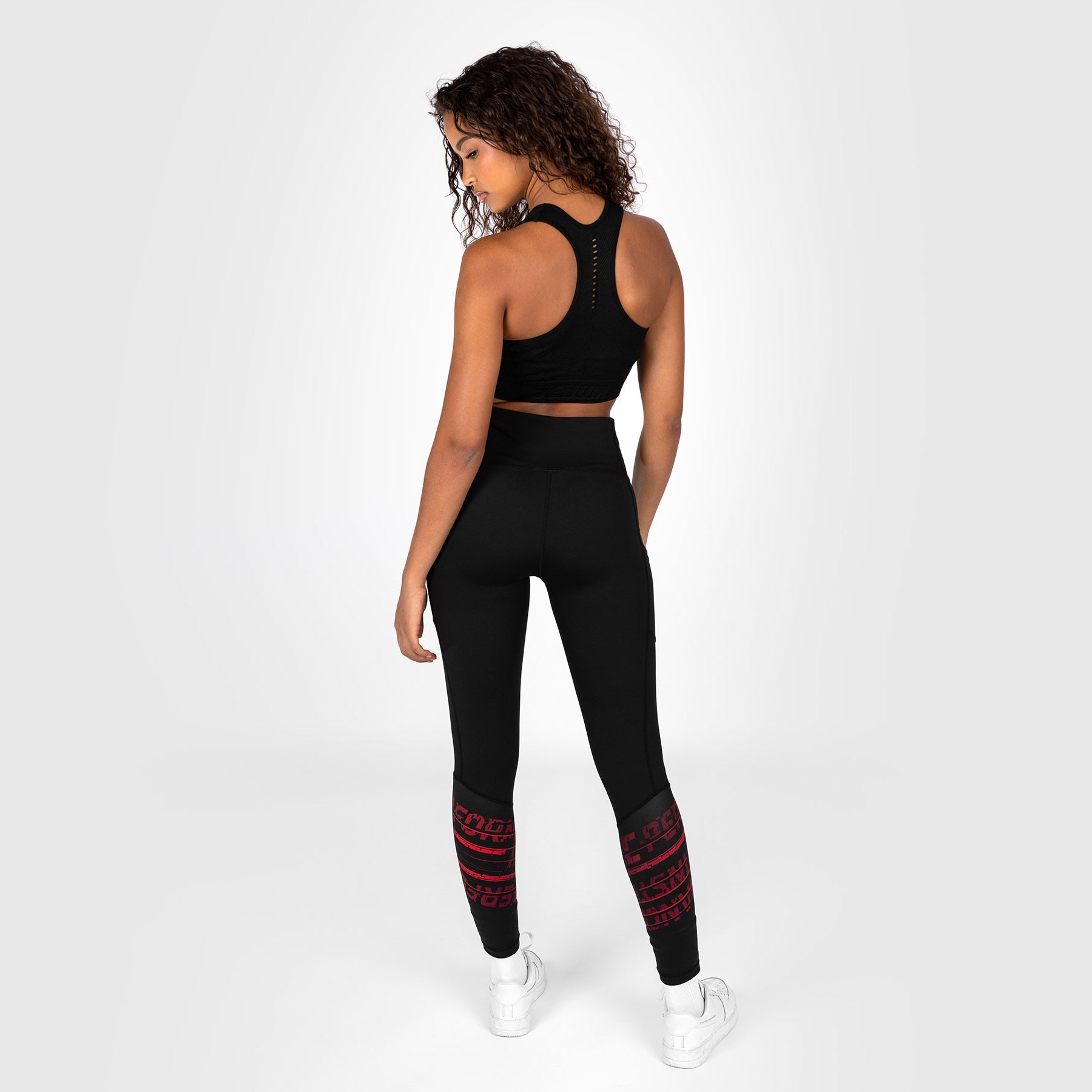 Legging pour Femmes UFC Venum Performance Institute 2.0 - Noir/Rouge