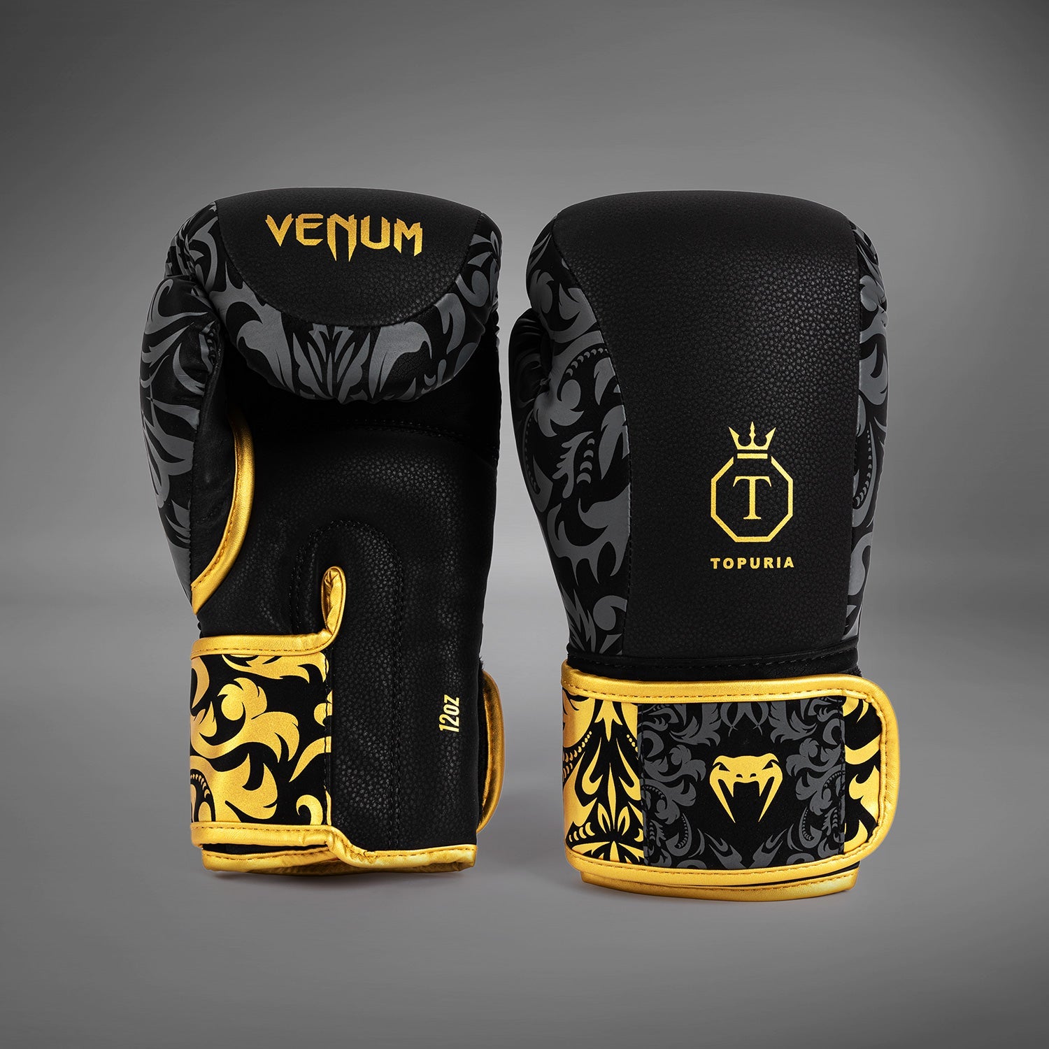 Gants de Boxe Venum x Topuria Unmatched Edition - Noir/Doré