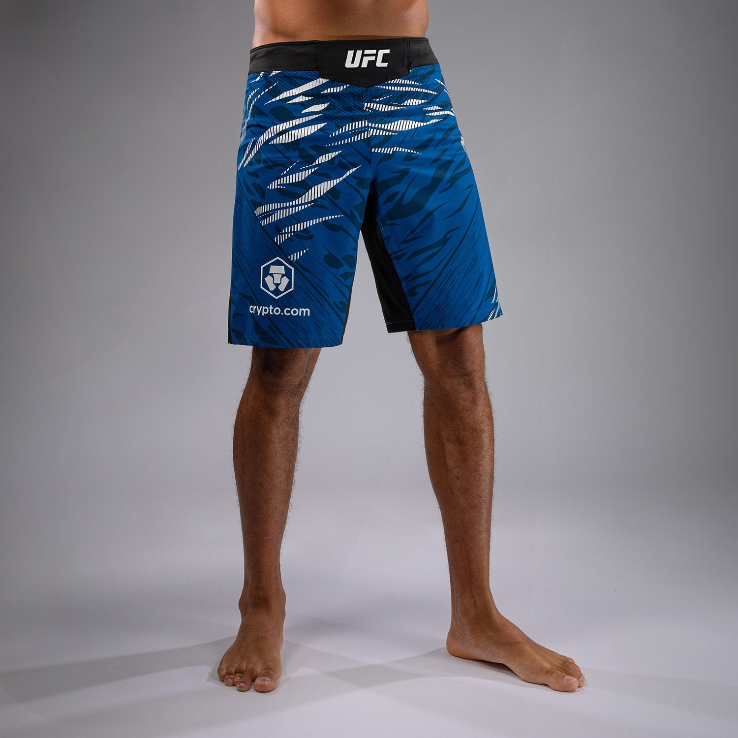 Shorts de Combat pour Hommes UFC Fusion by Venum Authentic Fight Night - Coupe Longue - Bleu
