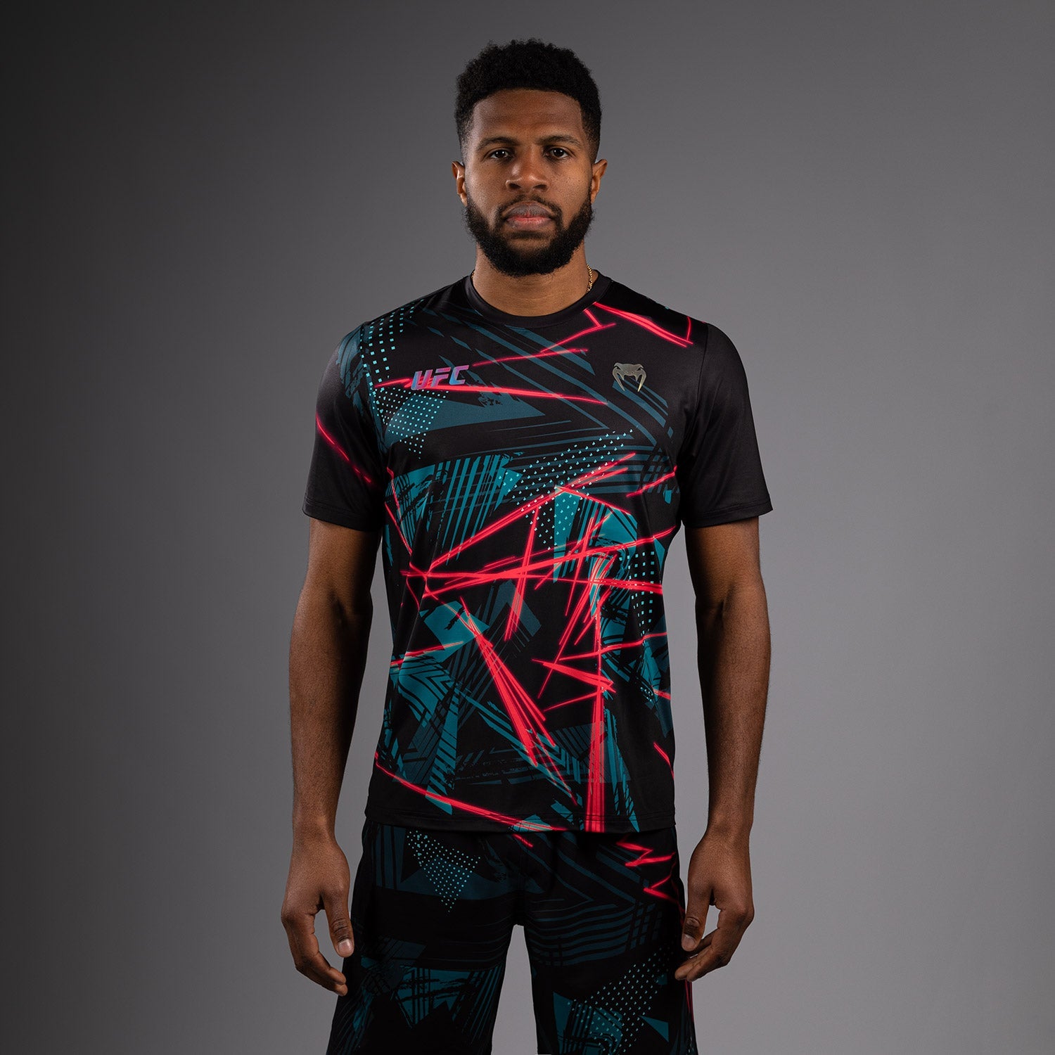 T-shirt Dry-Tech UFC Fusion By Venum Miami Edition Fight Week - Noir