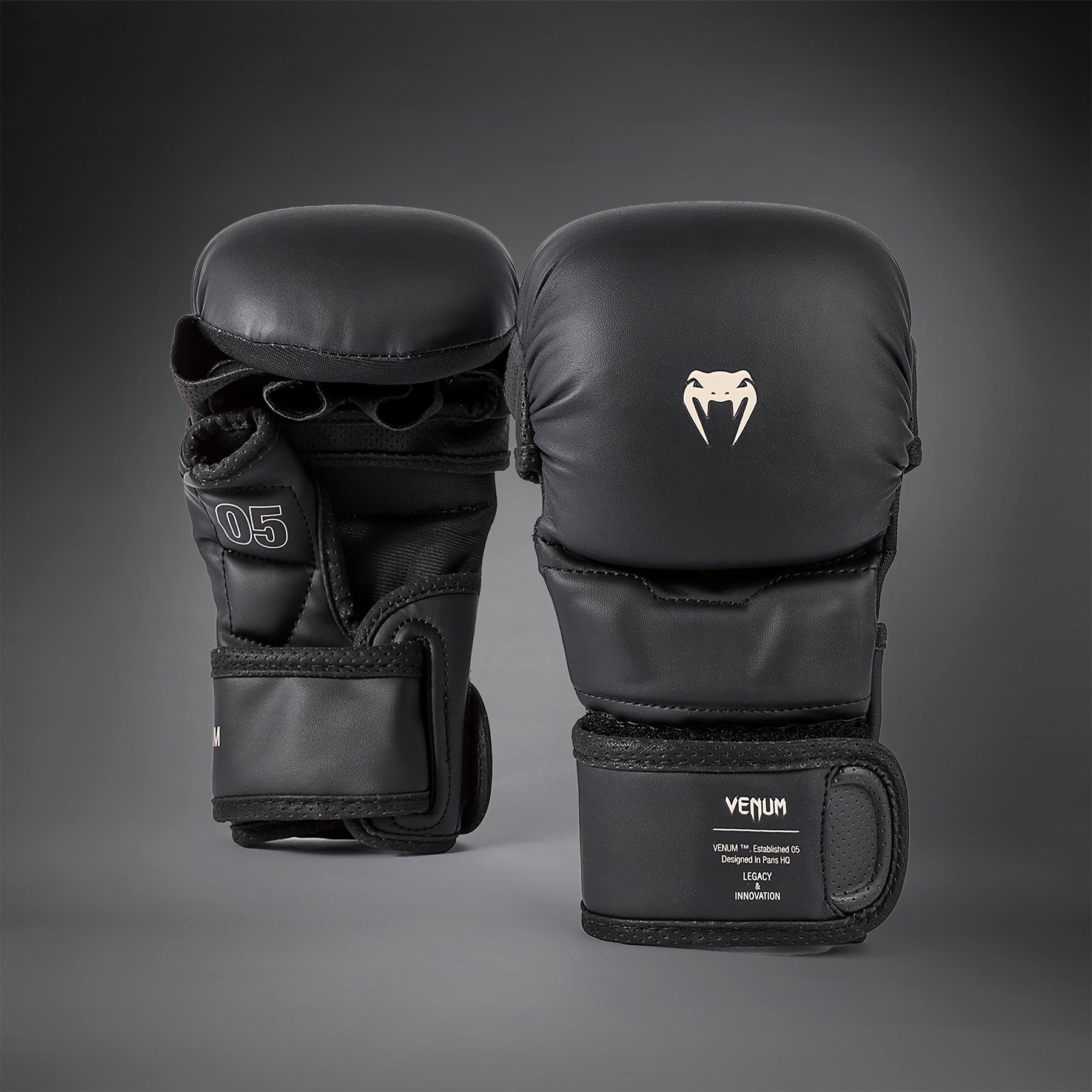 Gants de MMA Sparring Venum Impact Evo - Noir