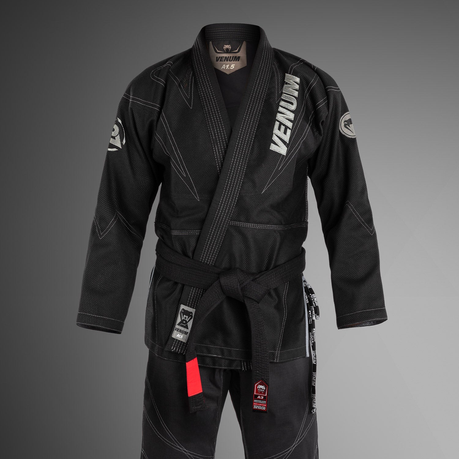 Kimono de BJJ Venum x Polaris - Noir/Gris