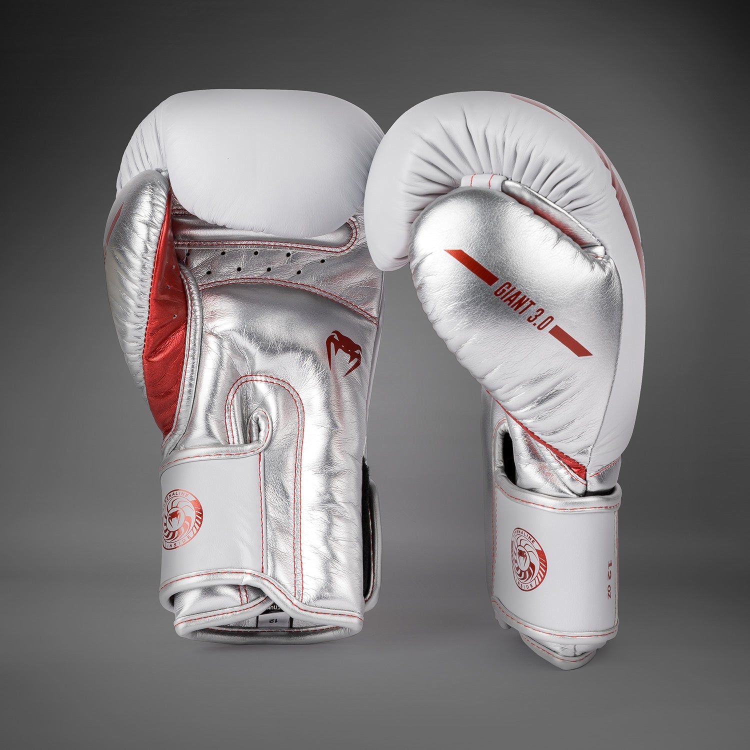 Gants de boxe Venum Giant 3.0 - Edition Spéciale - Rouge/Argent