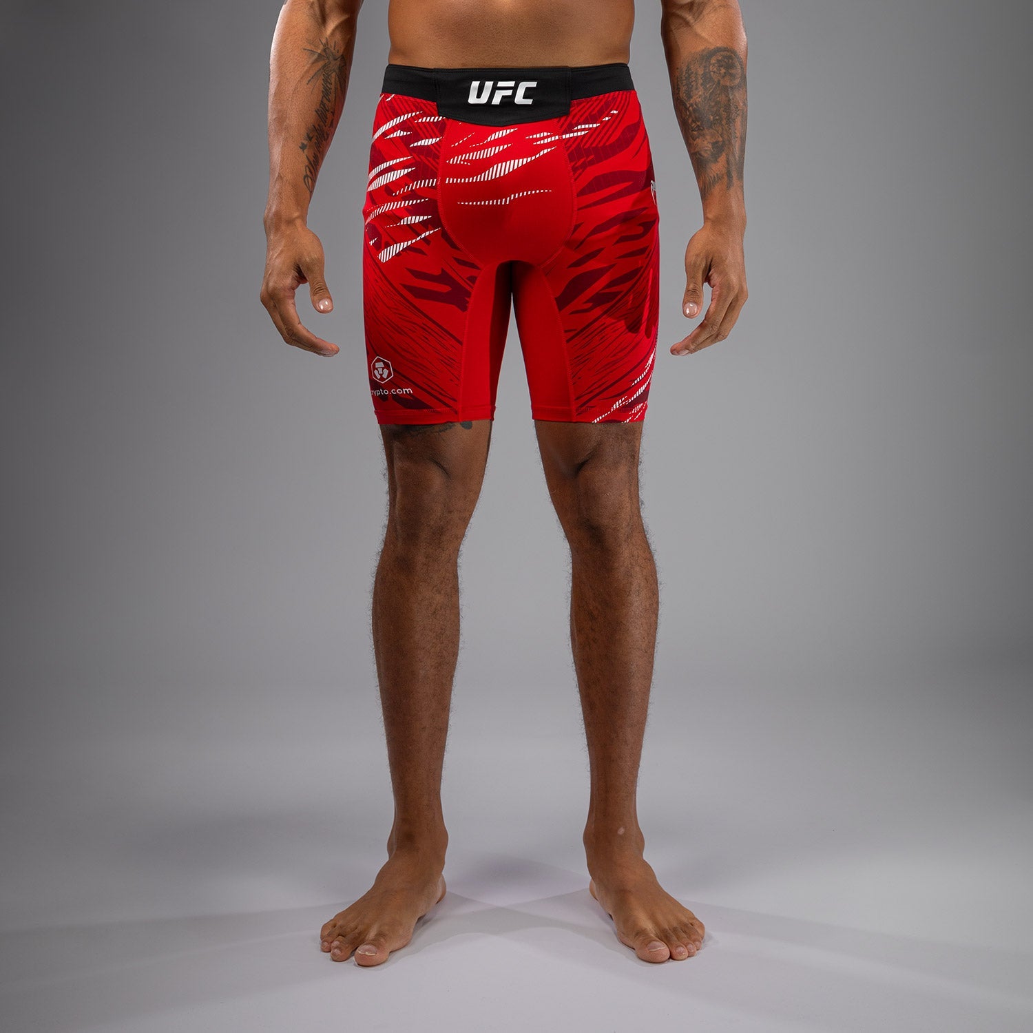 Shorts Vale Tudo pour Hommes UFC Fusion by Venum Personnalisé Authentic Fight Night - Rouge