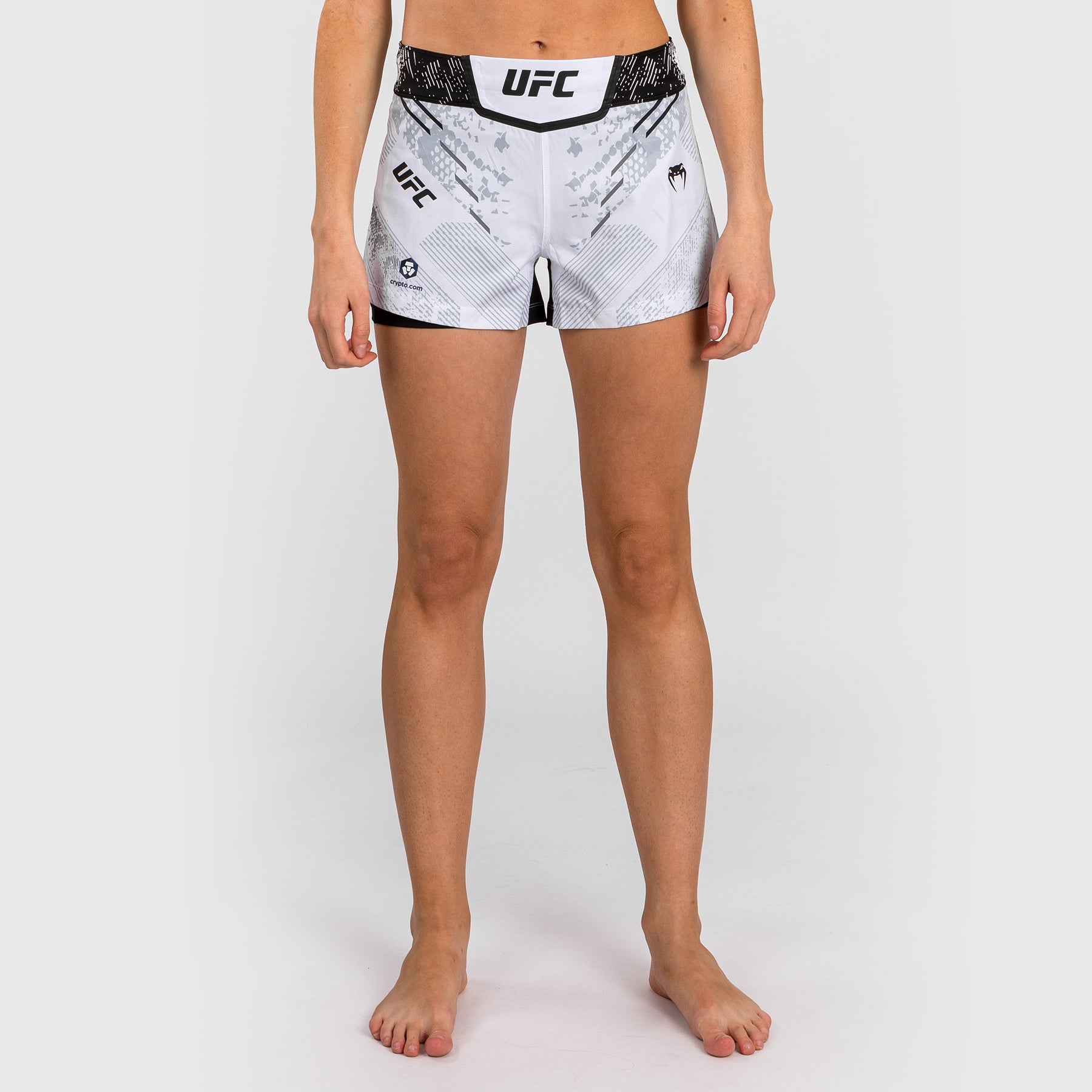 Short de Combat pour Femmes UFC Adrenaline by Venum Authentic Fight Night - Blanc