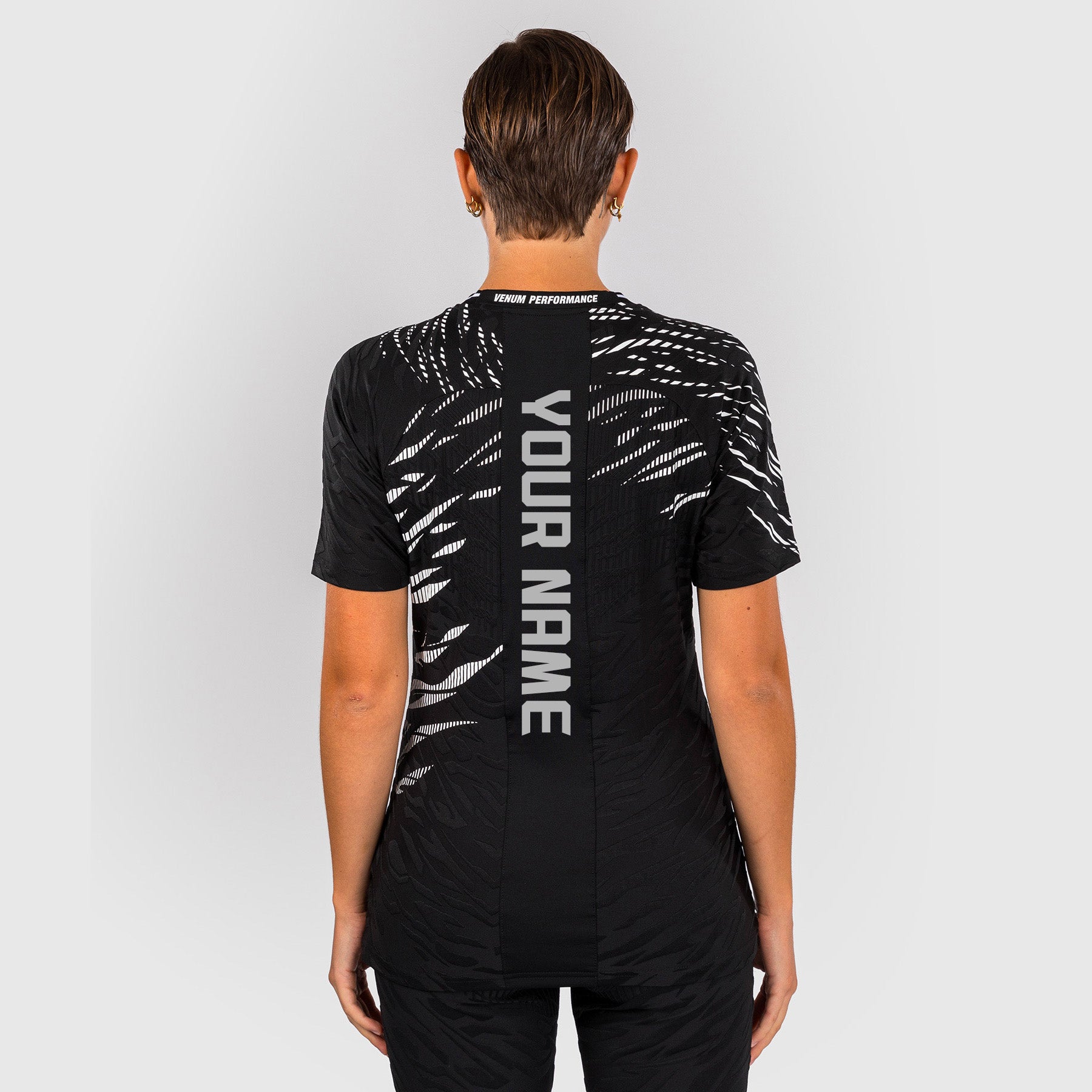 T-shirt Dry-Tech pour Femmes UFC Fusion by Venum Personnalisé Authentic Fight Night - Noir