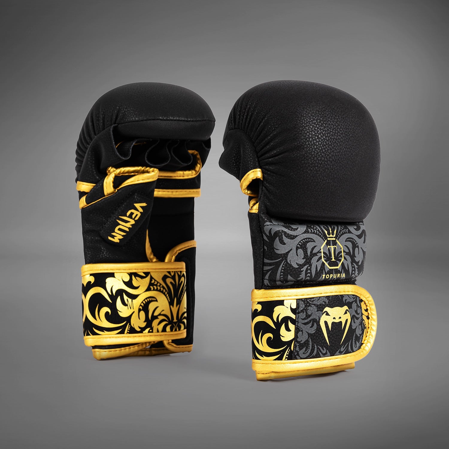 Gants de Sparring MMA Venum x Topuria Unmatched Edition - Noir/Doré