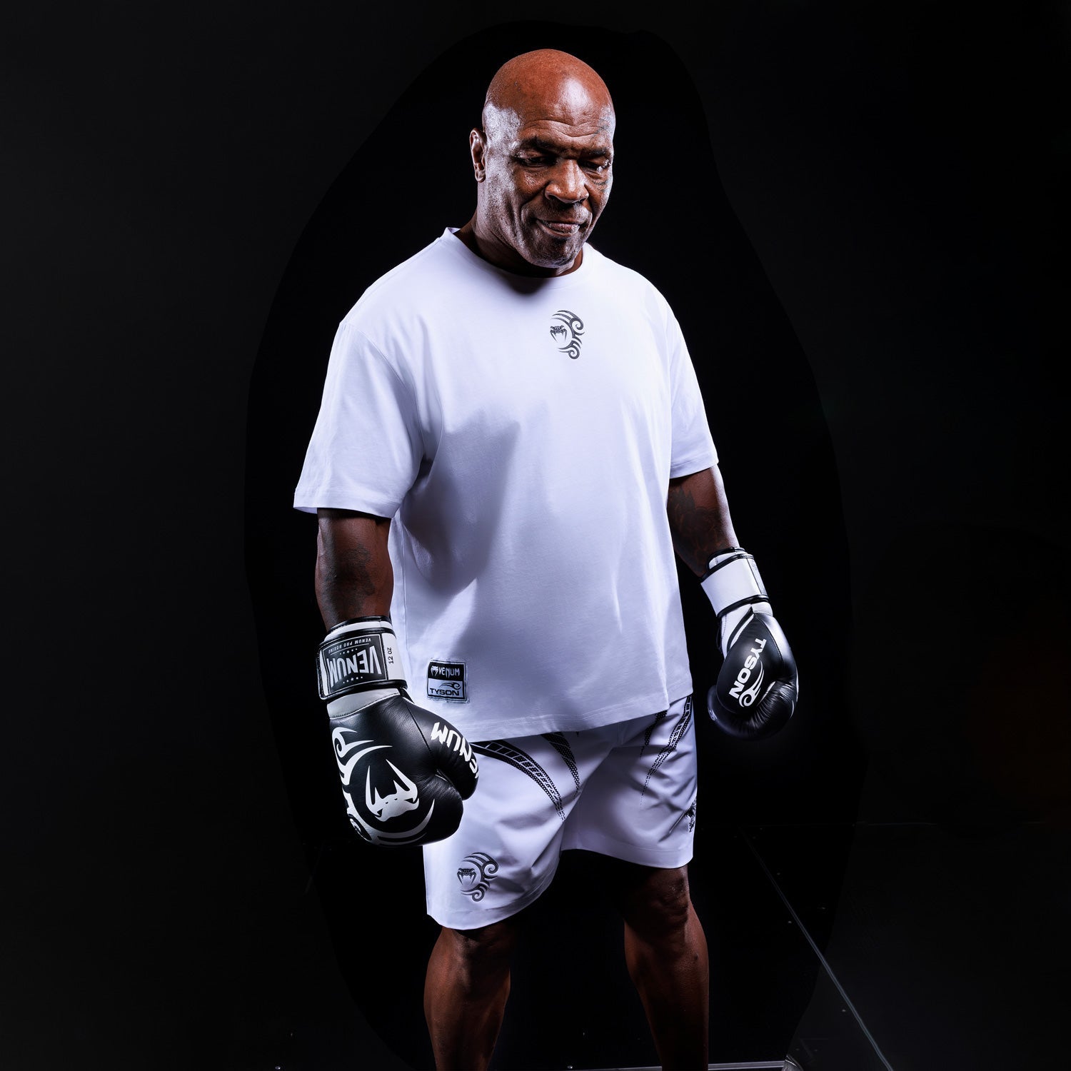 T-Shirt Venum x Mike Tyson Tiger - Blanc Optique