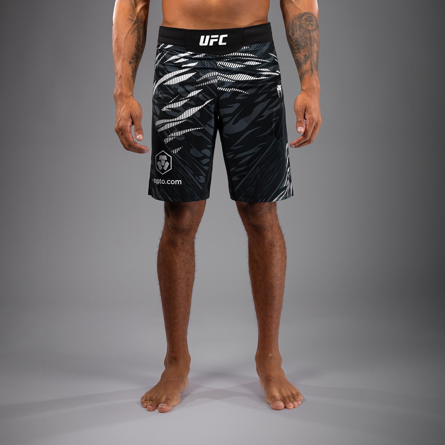 Shorts de Combat pour Hommes UFC Fusion by Venum Authentic Fight Night - Coupe Longue - Noir