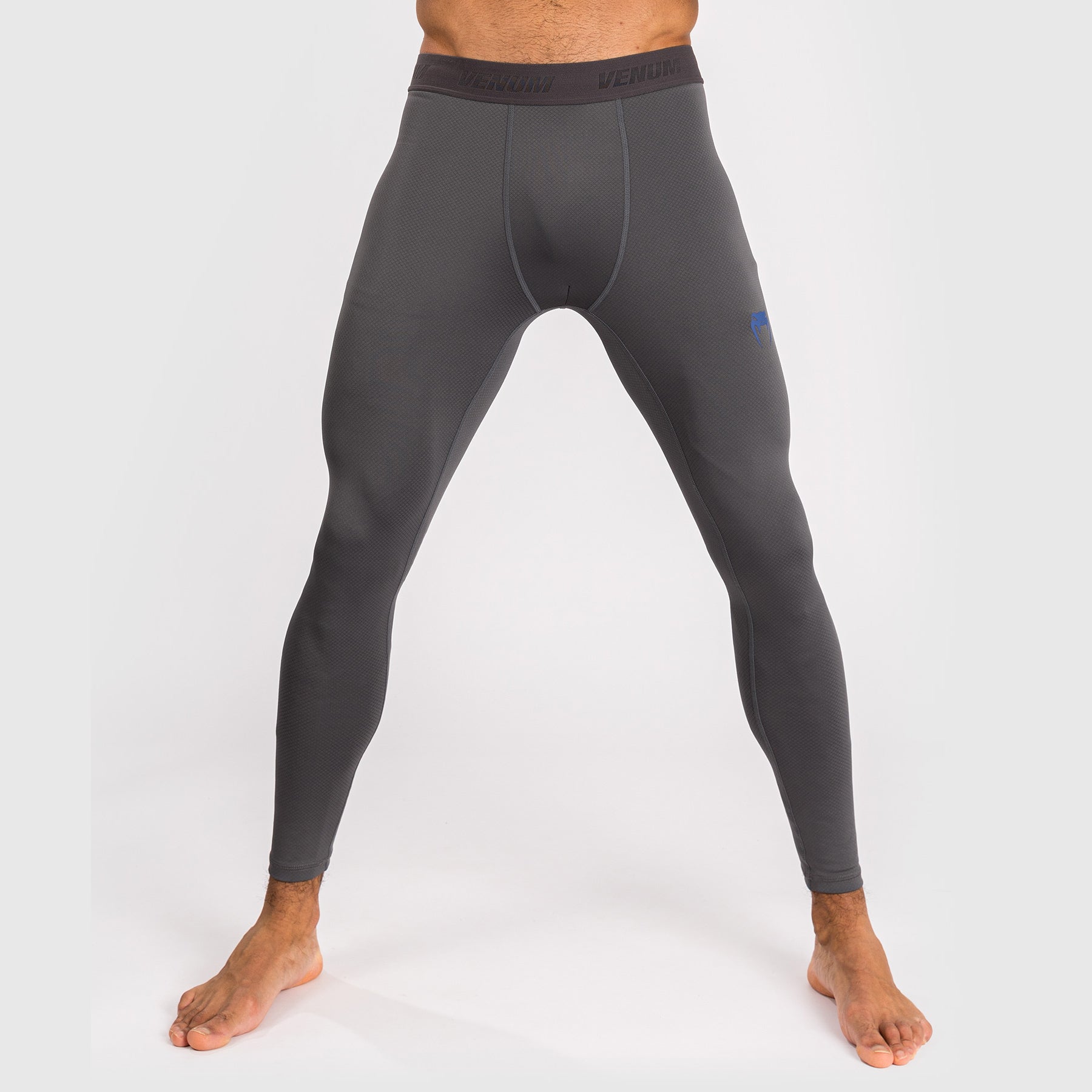 Pantalon de compression pour hommes Venum Contender - Gris