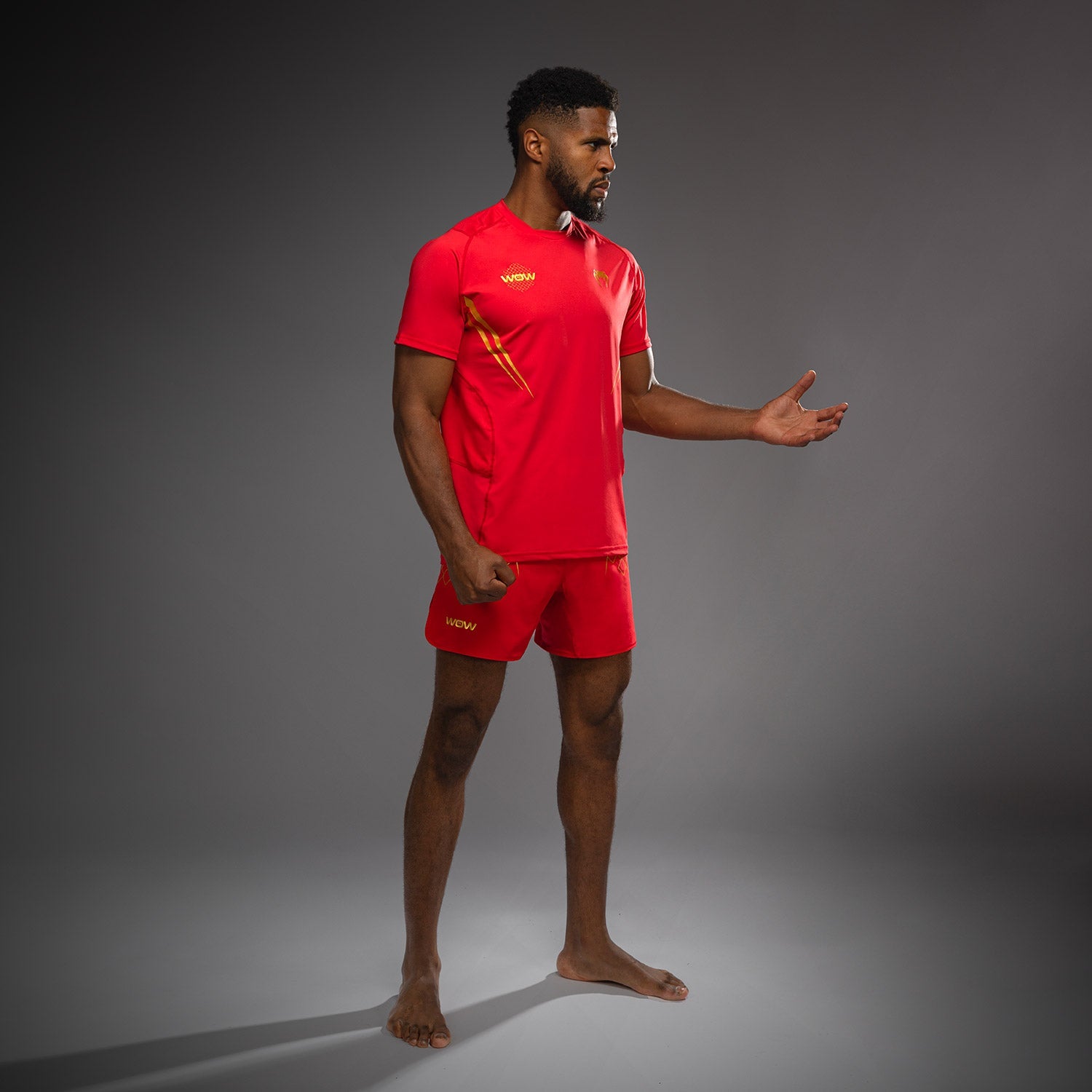 T-shirt Dry-Tech Venum x WOW FC - Rouge/Or