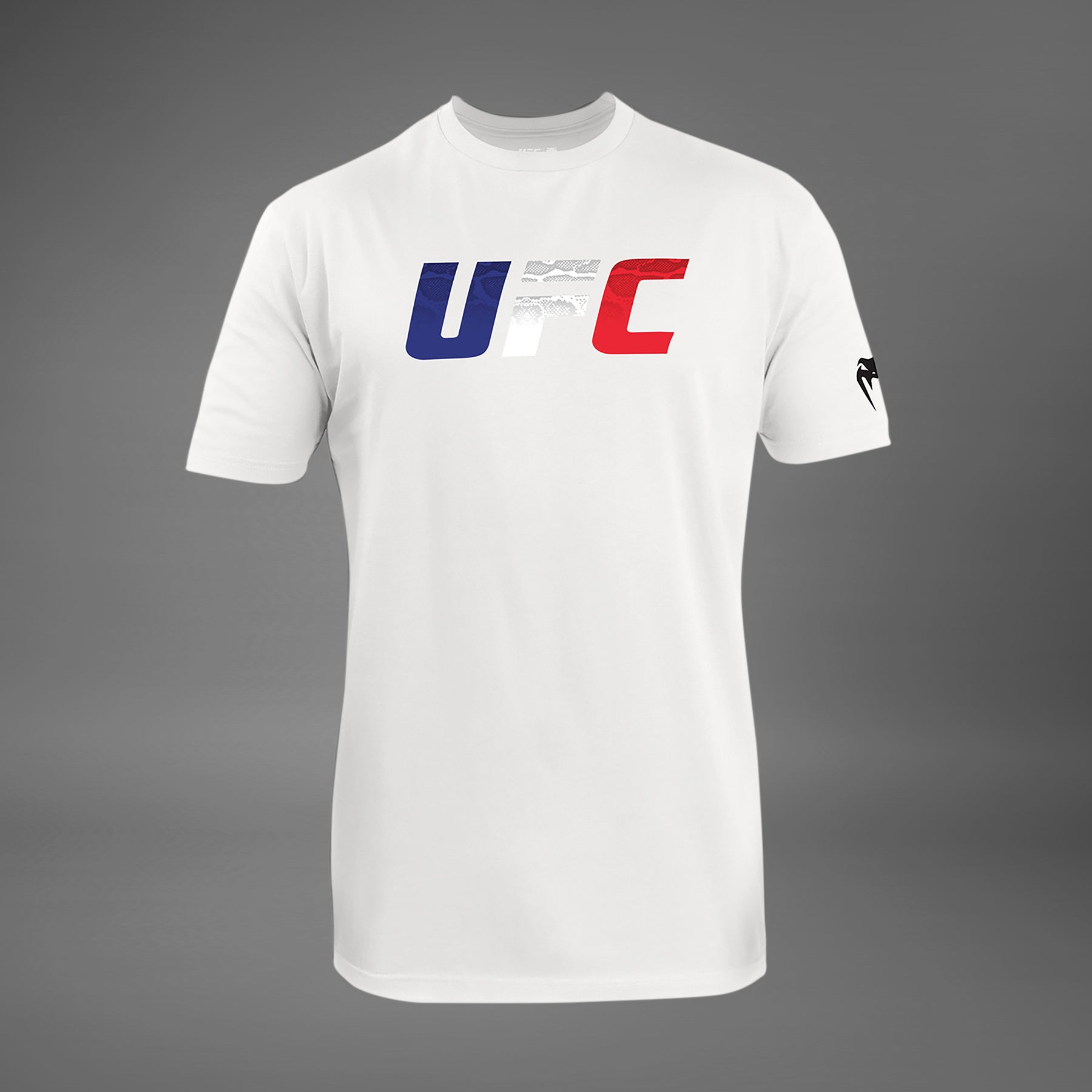 T-shirt UFC Unrivaled by Venum Drapeau Français - Blanc