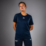 T-shirt à Manches Courtes pour Femmes UFC Fusion by Venum Fight Week - Bleu Océanique