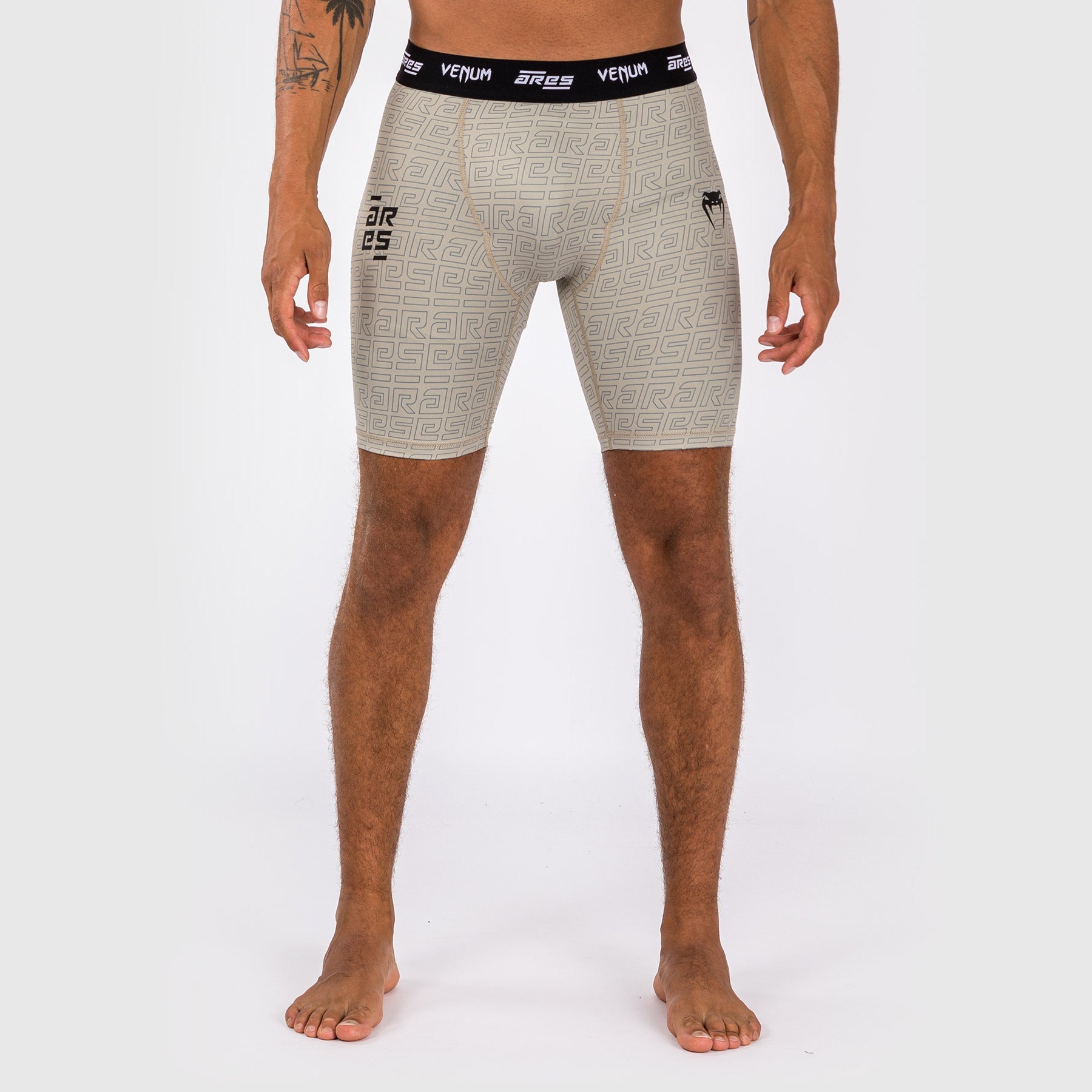 Short de Compression Vale Tudo Venum x Ares 2.0 - Sable