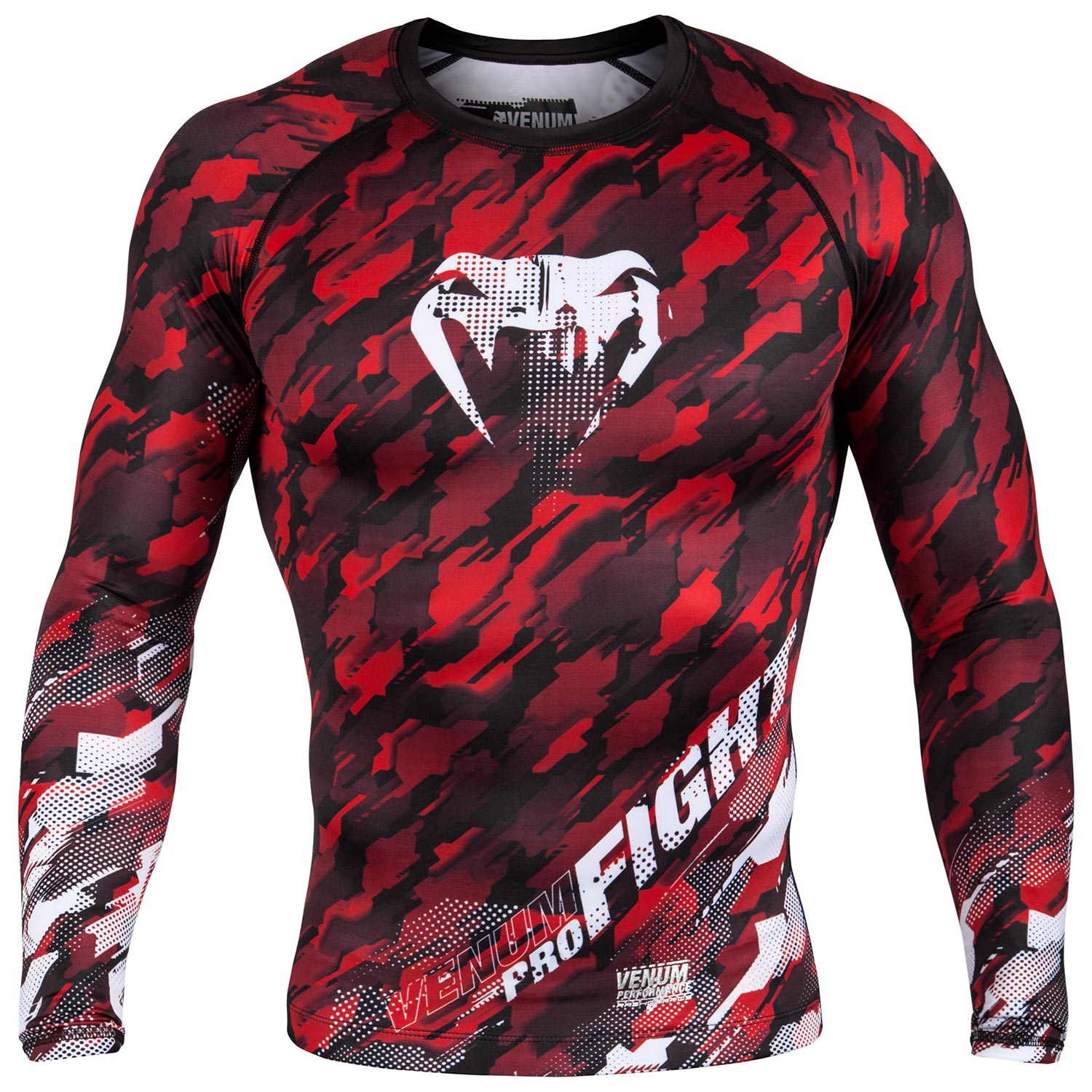 Rashguard Venum Tecmo - Manches longues - Rouge