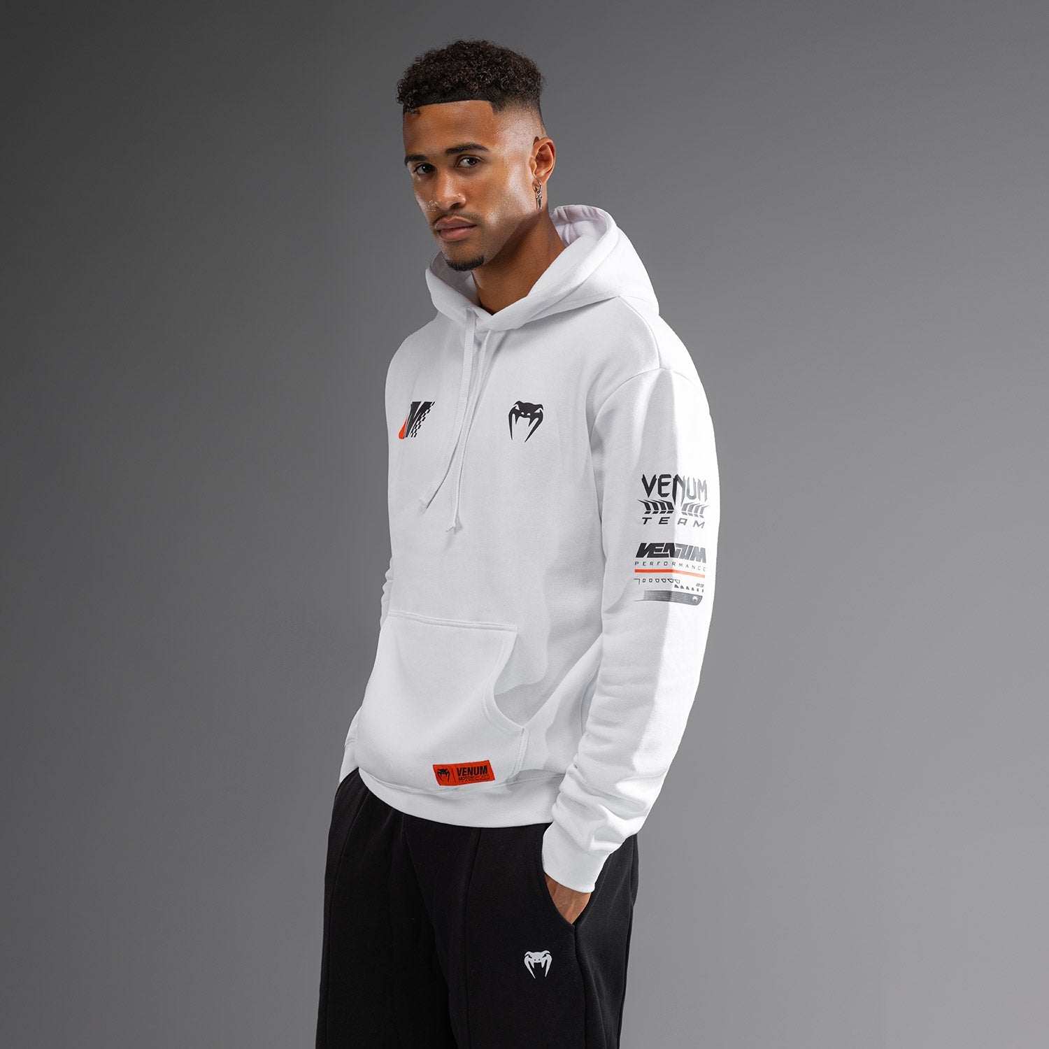 Sweatshirt à Capuche Venum Motorsport - Blanc Neige