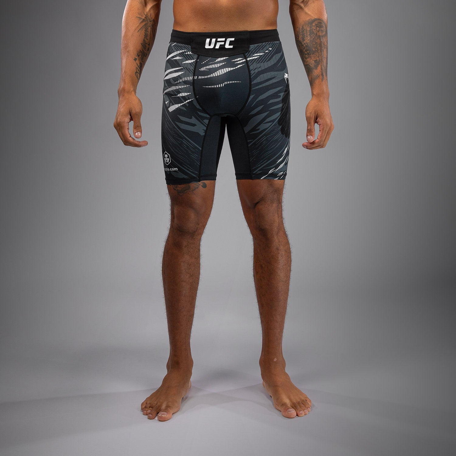 Shorts Vale Tudo pour Hommes UFC Fusion by Venum Personnalisé Authentic Fight Night - Noir