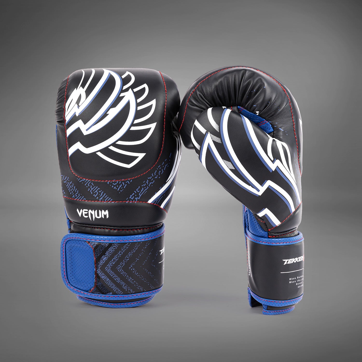 Gants de Boxe Venum x TEKKEN 8 - Jin Kazama - Bleu/Noir/Blanc