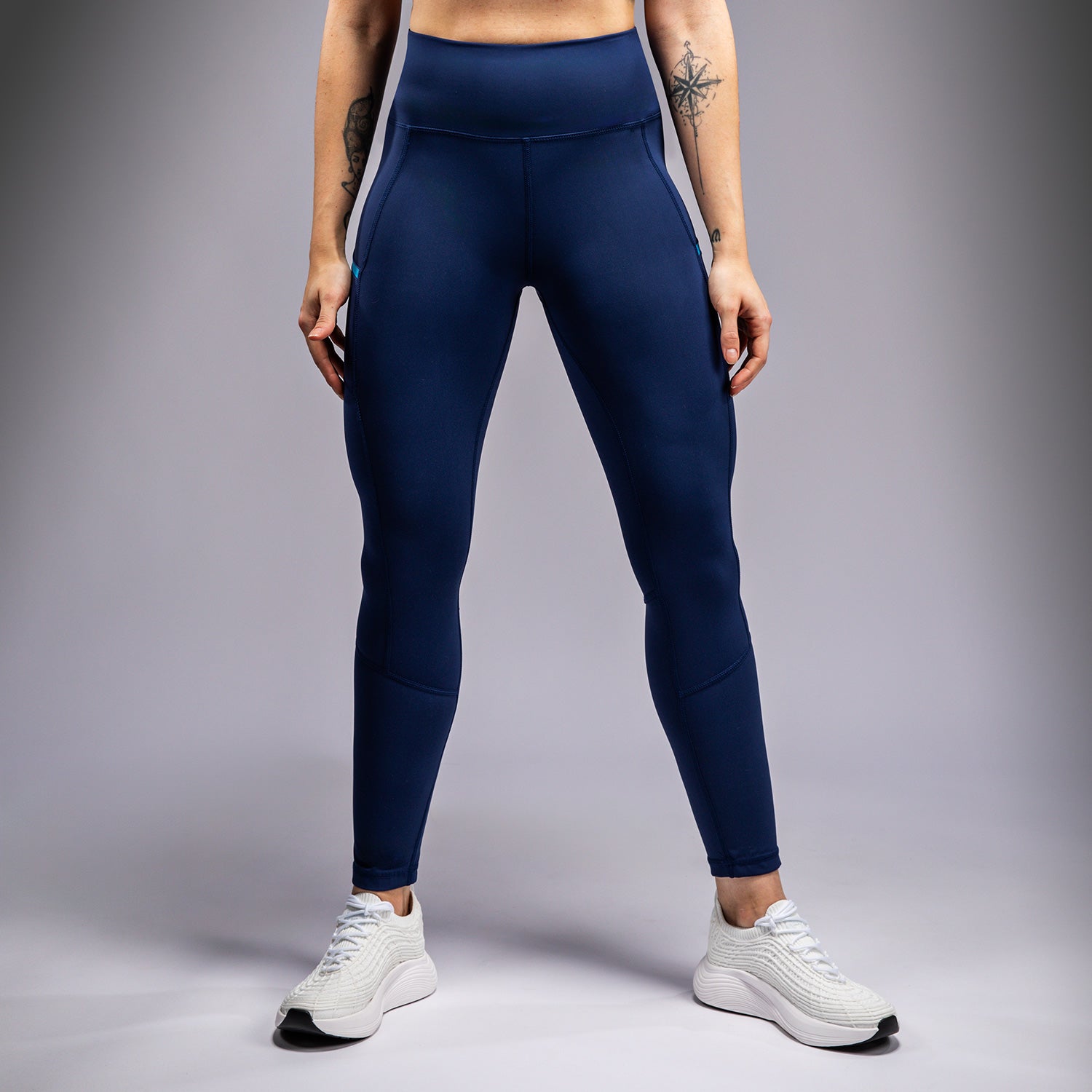 Legging 7/8 Venum x Top Rank Original pour Femmes - Bleu Marine