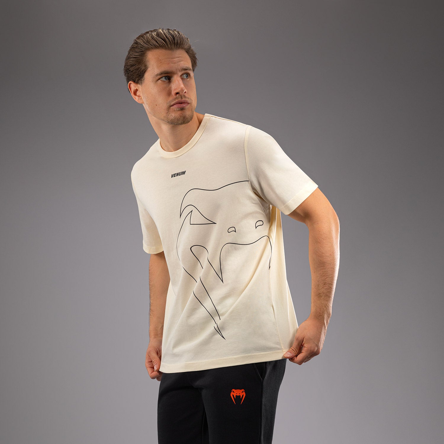 T-Shirt Venum Giant Connect - Blanc Cassé