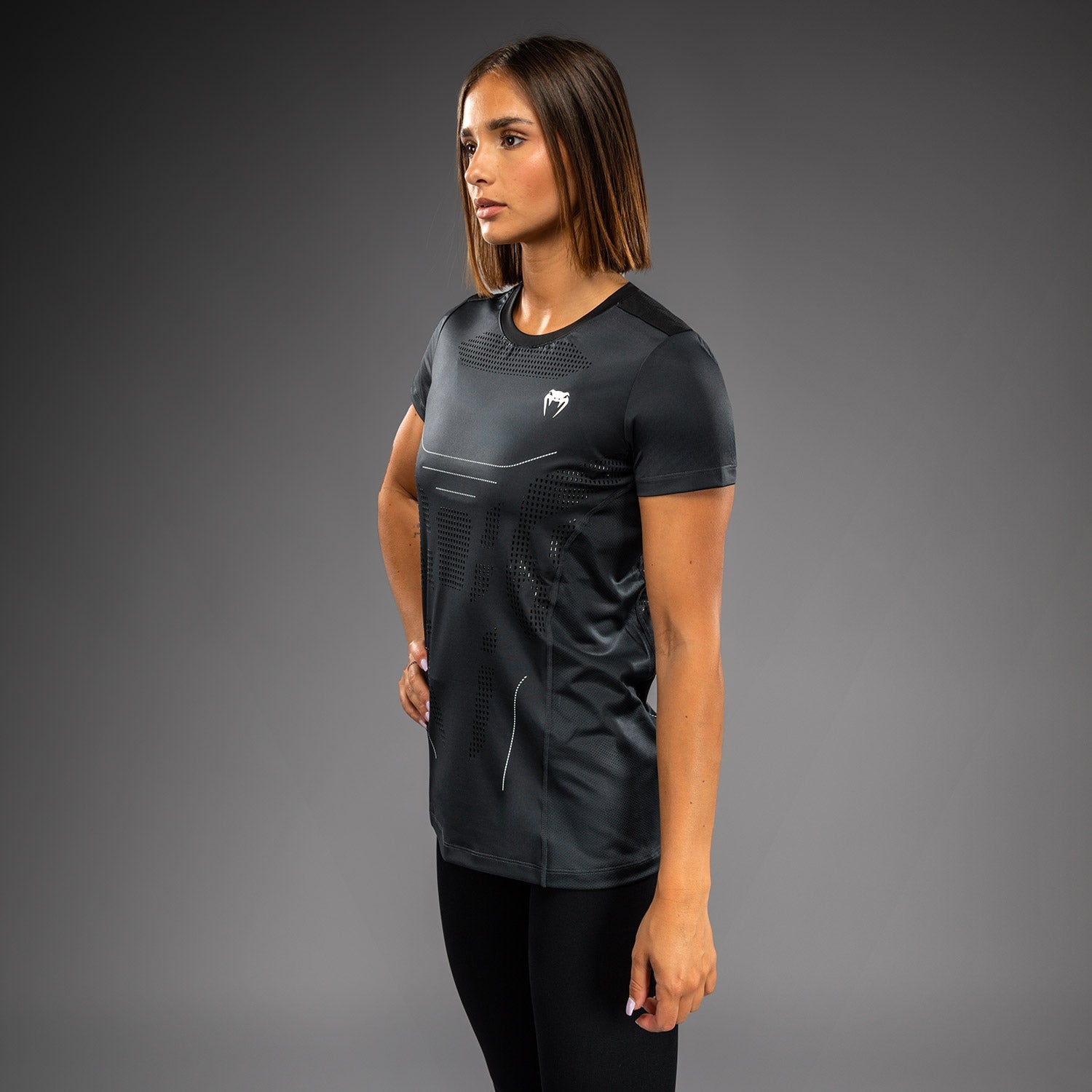 T-shirt Dry-Tech pour Femmes Venum Technical 3.0 - Gris Tempête