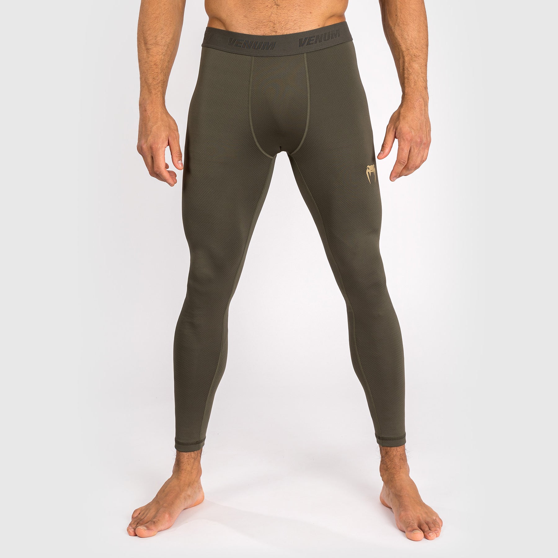 Pantalon de compression pour hommes Venum Contender - Kaki