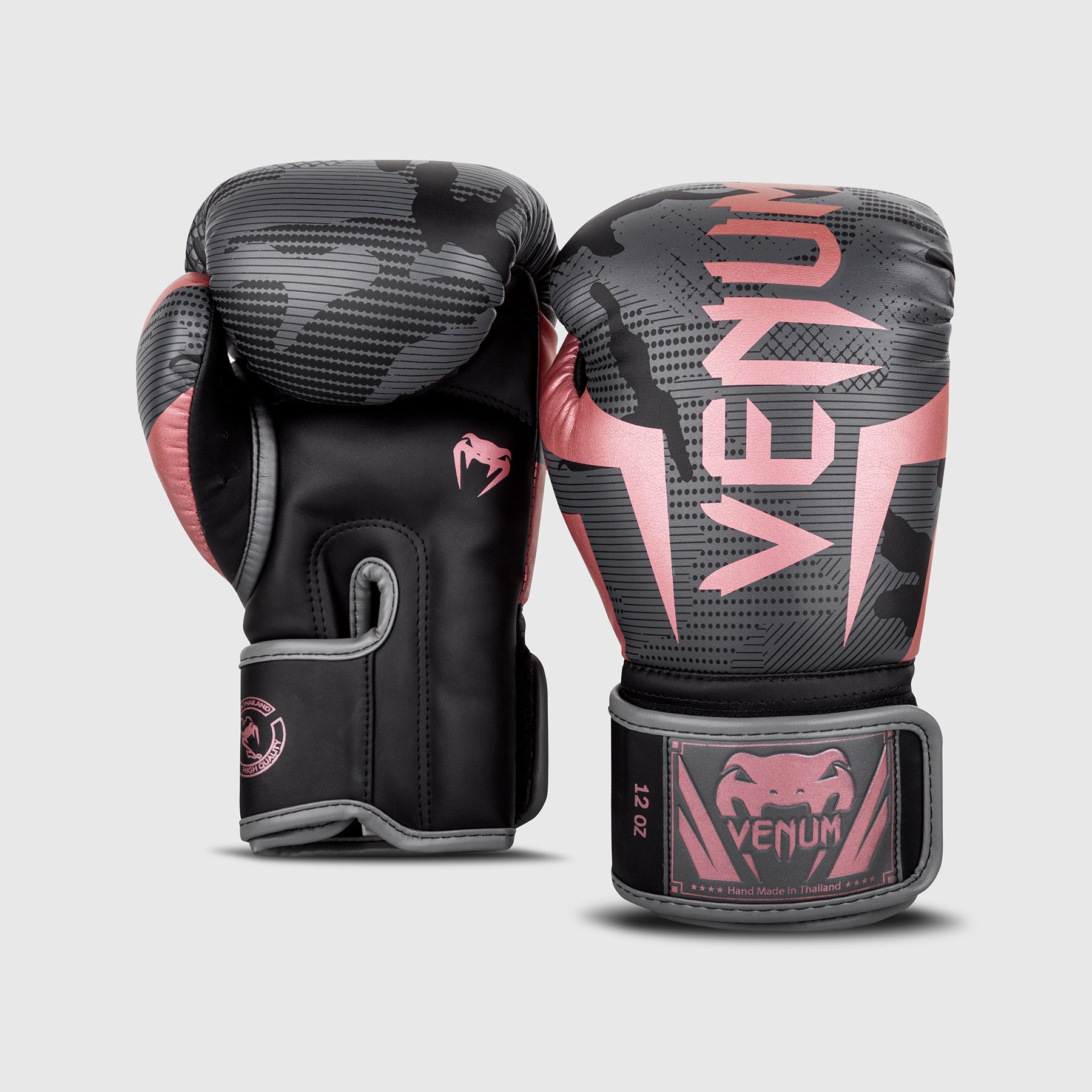 Gants de boxe Venum Elite – Camo/Rose