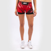 Fightshort Femme UFC Venum Authentic Fight Night - Coupe Courte - Rouge