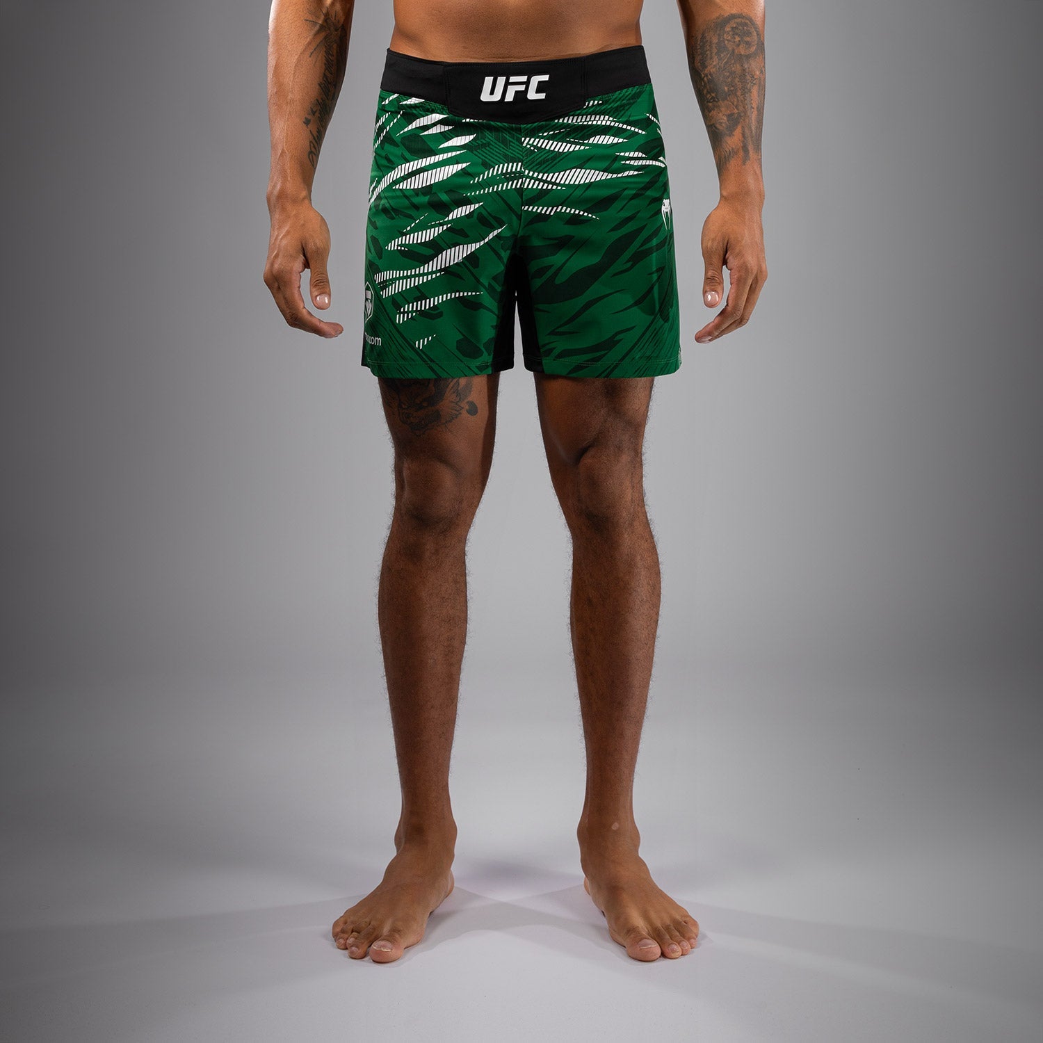 Shorts de Combat pour Hommes UFC Fusion by Venum Authentic Fight Night - Coupe Courte - Vert