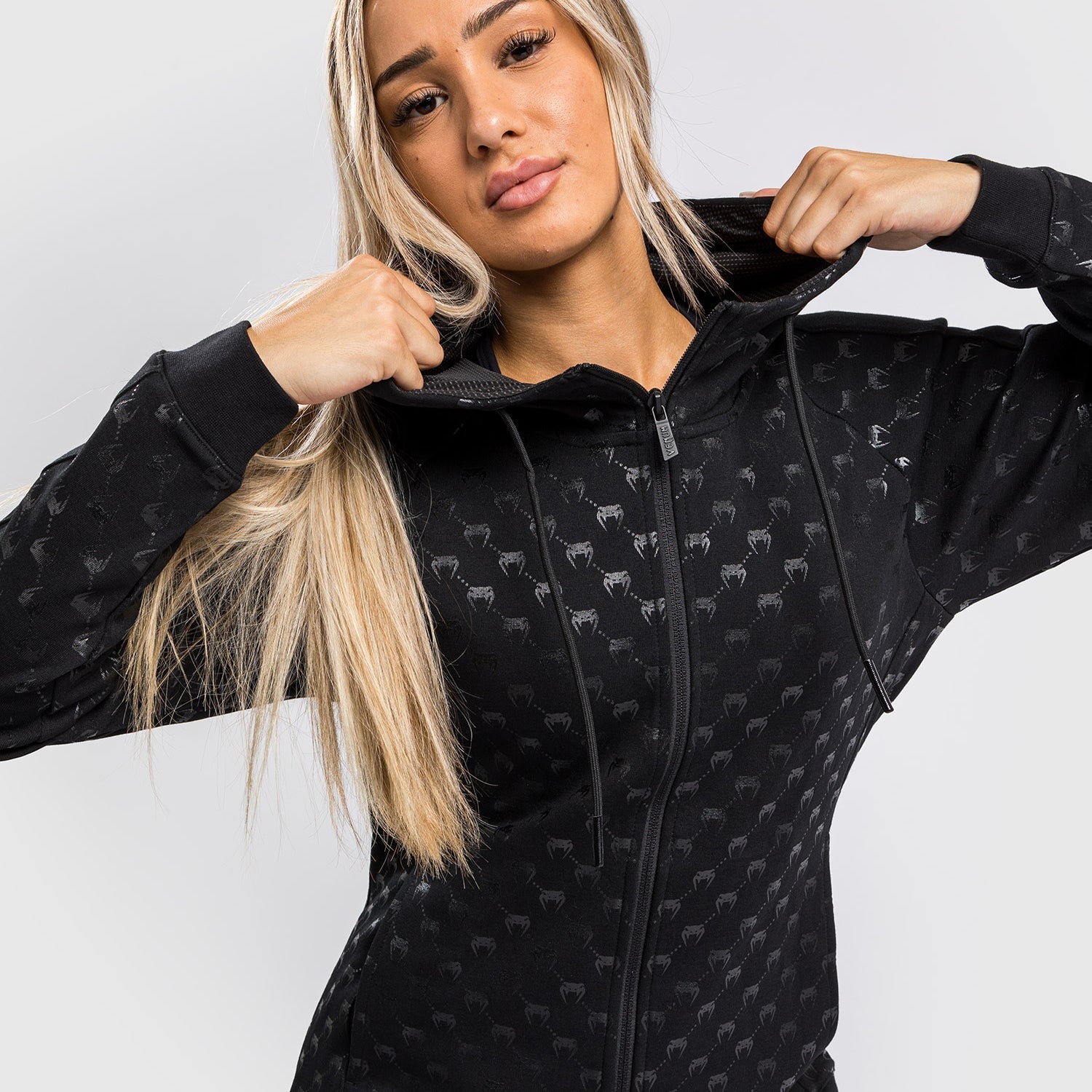 Sweatshirt Venum Monogram - Pour Femme - Noir/Or Rose