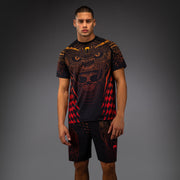 T-shirt Dry-Tech Venum Quetzal Fury - Noir/Rouge Fury/Mandarine
