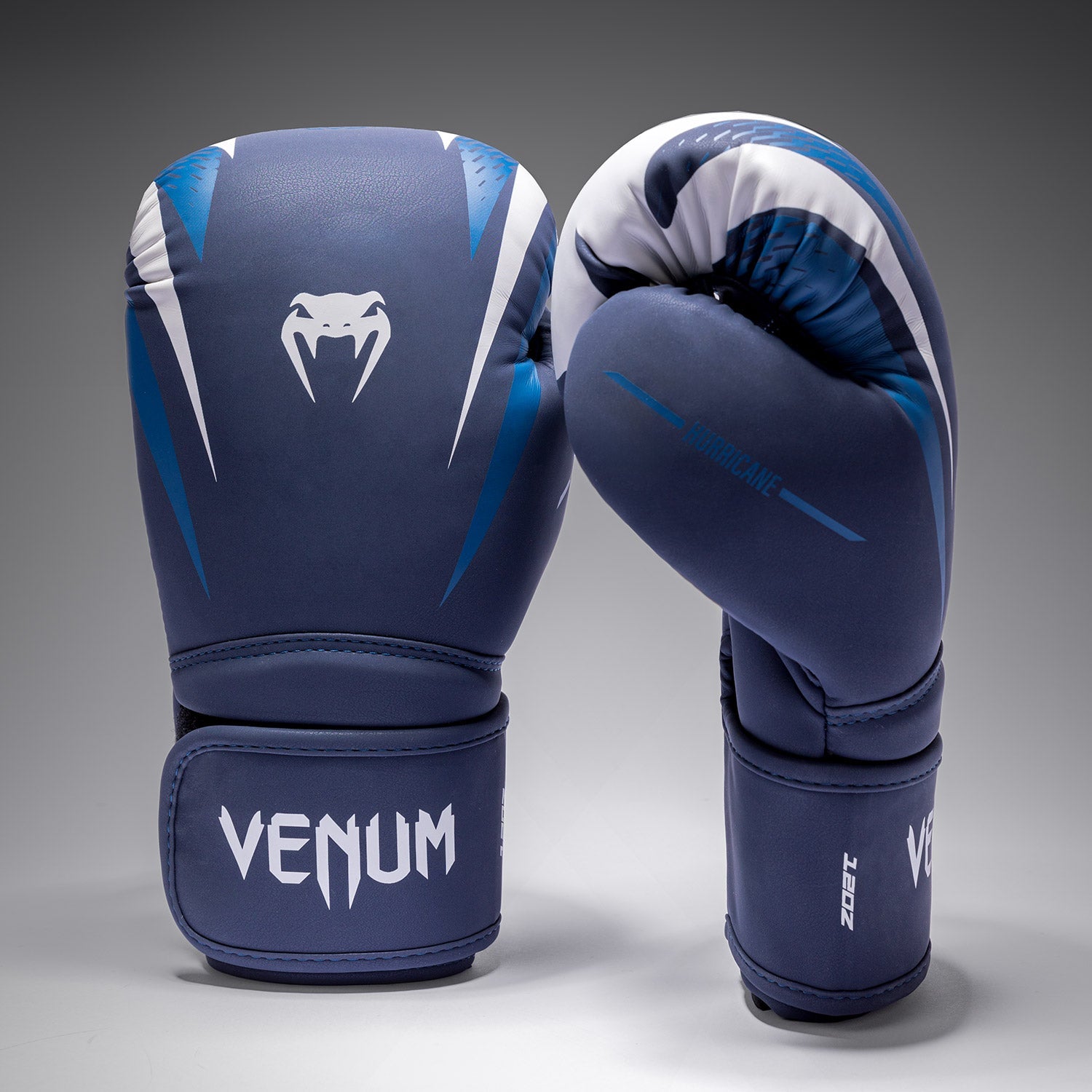 Gants de boxe Venum Hurricane – Bleu Minuit/Blanc